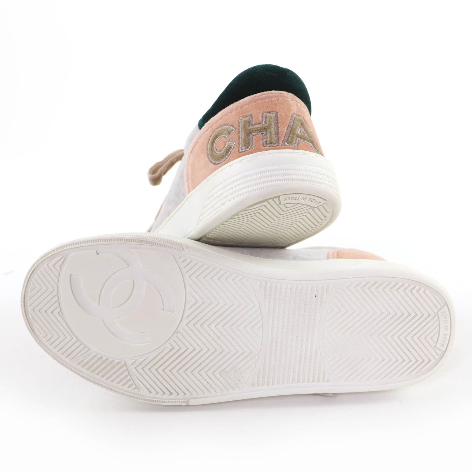 Chanel Chanel CHANEL Velvet Sneakers Textile Shoes G36295 DUTY FREE for USA Size ONE SIZE - 6 Thumbnail