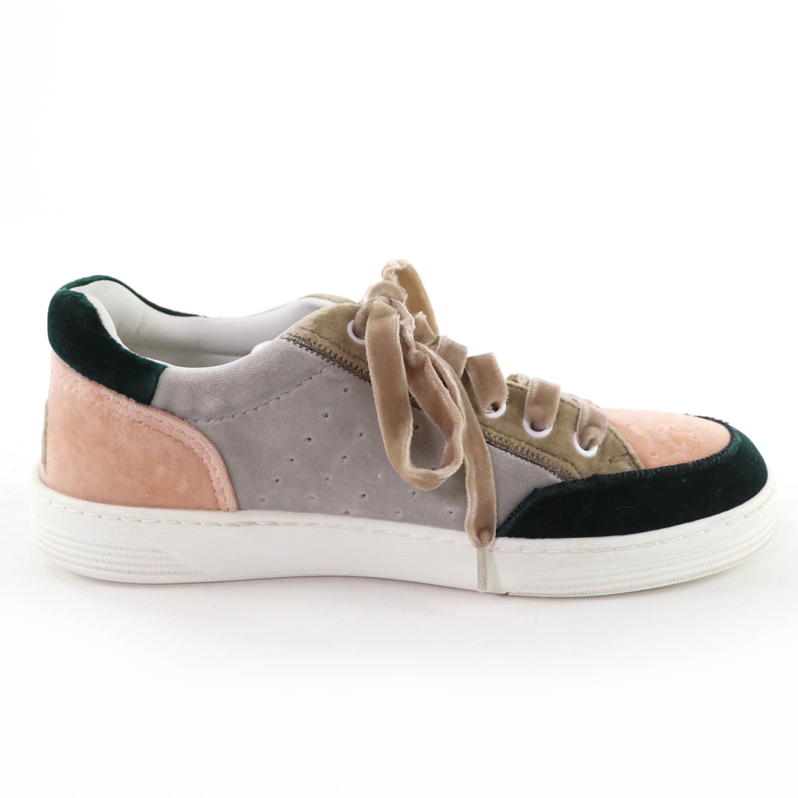 Chanel Chanel CHANEL Velvet Sneakers Textile Shoes G36295 DUTY FREE for USA Size ONE SIZE - 5 Thumbnail
