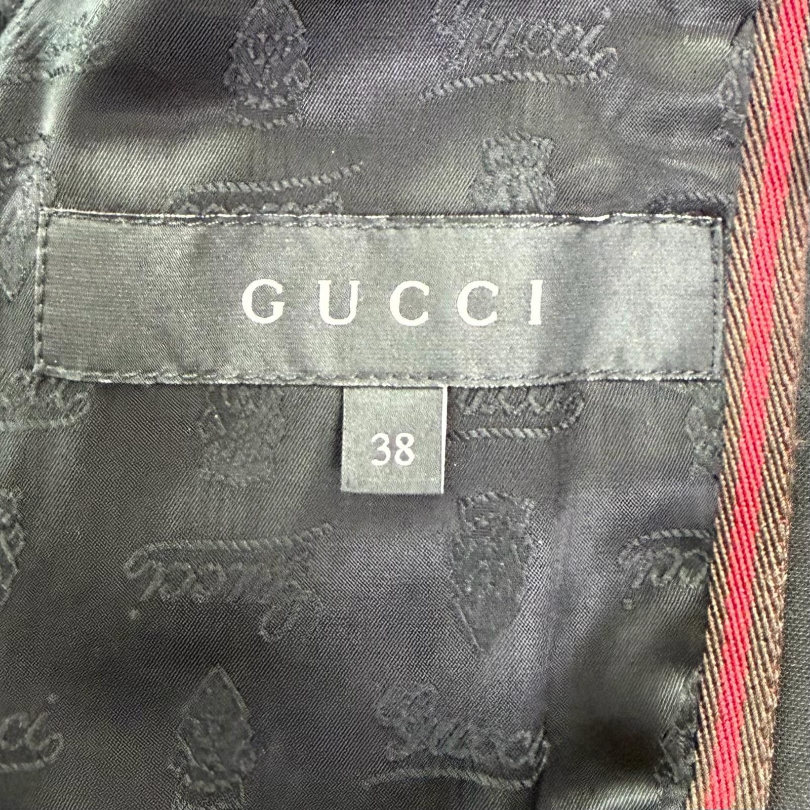 Gucci Gucci Gucci Wool Jacket Textile Outerwear DUTY FREE for USA Size ONE SIZE - 9 Thumbnail