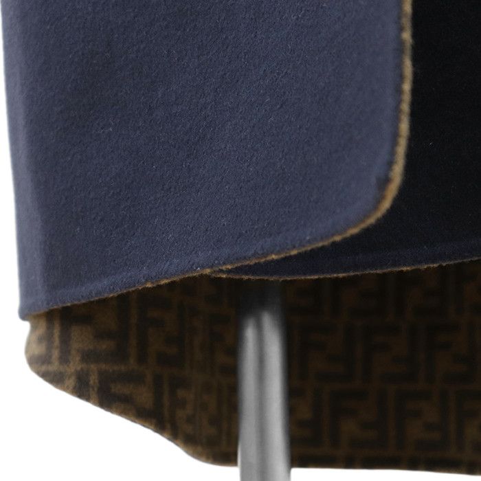 Fendi Fendi Fendi FF Zuccha Monogram Wool Silk Coat Textile Outerwear DUTY FREE for USA Size ONE SIZE - 15 Thumbnail