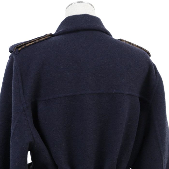 Fendi Fendi Fendi FF Zuccha Monogram Wool Silk Coat Textile Outerwear DUTY FREE for USA Size ONE SIZE - 17 Thumbnail