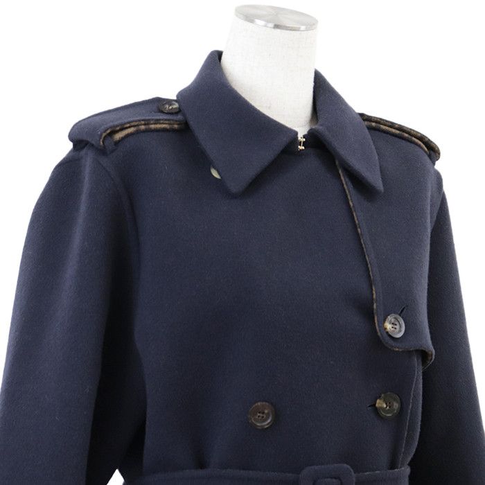 Fendi Fendi Fendi FF Zuccha Monogram Wool Silk Coat Textile Outerwear DUTY FREE for USA Size ONE SIZE - 14 Thumbnail