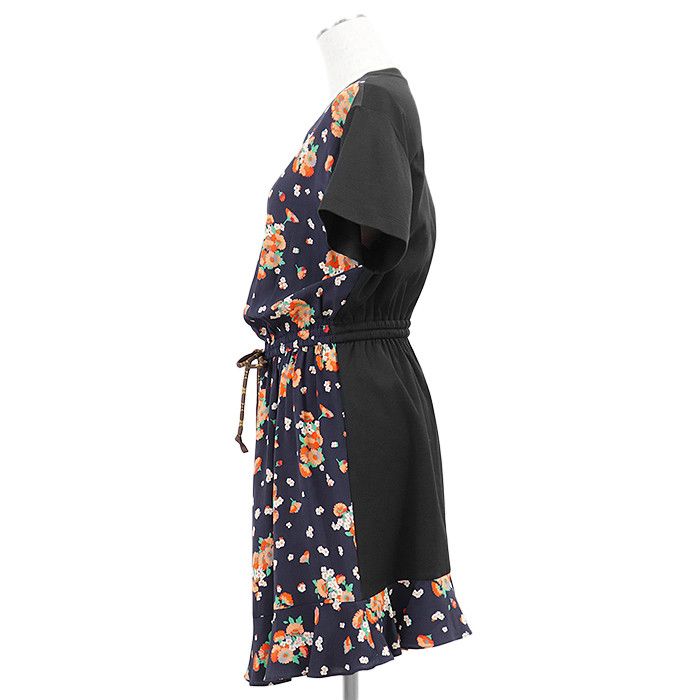 Louis Vuitton Louis Vuitton Louis Vuitton Monogram Floral Print Silk Dress Textile Dresses DUTY FREE for USA Size ONE SIZE - 4 Thumbnail