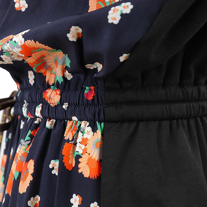 Louis Vuitton Louis Vuitton Louis Vuitton Monogram Floral Print Silk Dress Textile Dresses DUTY FREE for USA Size ONE SIZE - 5 Thumbnail
