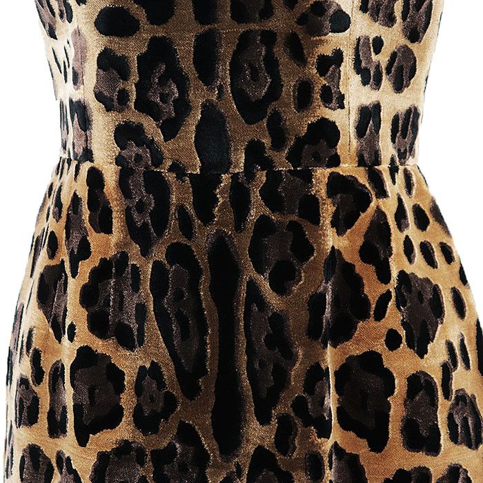 Dolce & Gabbana Dolce & Gabbana Dolce&Gabbana Velvet Dress Textile Dresses DUTY FREE for USA Size ONE SIZE - 4 Thumbnail