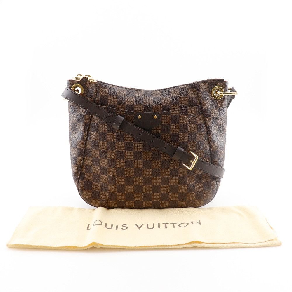 Louis Vuitton Louis Vuitton Louis Vuitton South Bank Damier Canvas Shoulder Bag Textile Shoulder Bag N42230 DUTY FREE for USA Size ONE SIZE - 13 Thumbnail