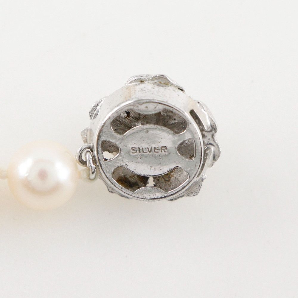 Other Other Pearl Silver Necklace Precious Metal Necklace DUTY FREE for USA Size ONE SIZE - 8 Thumbnail