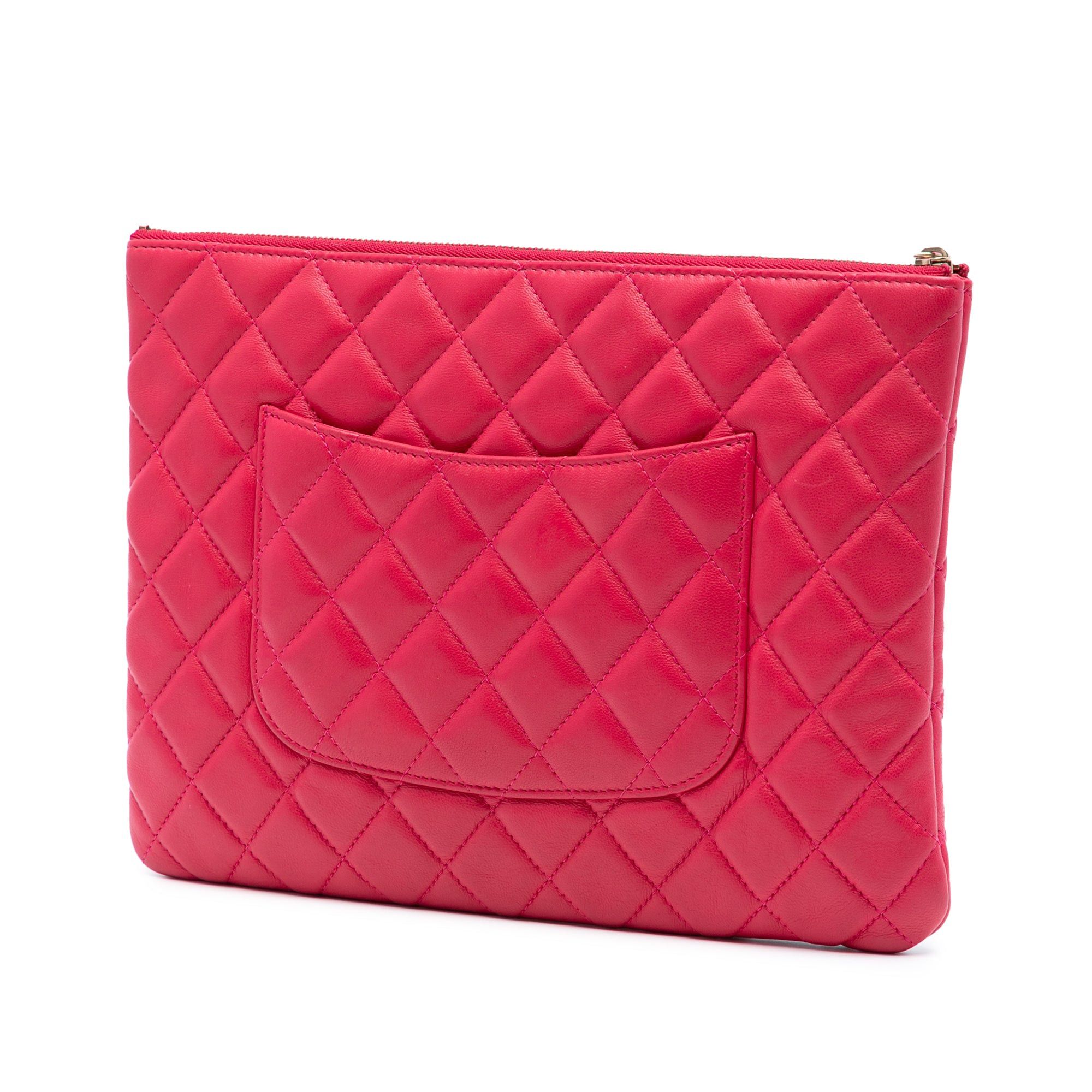 Chanel Medium Quilted Lambskin O Case Clutch Size ONE SIZE - 2 Thumbnail