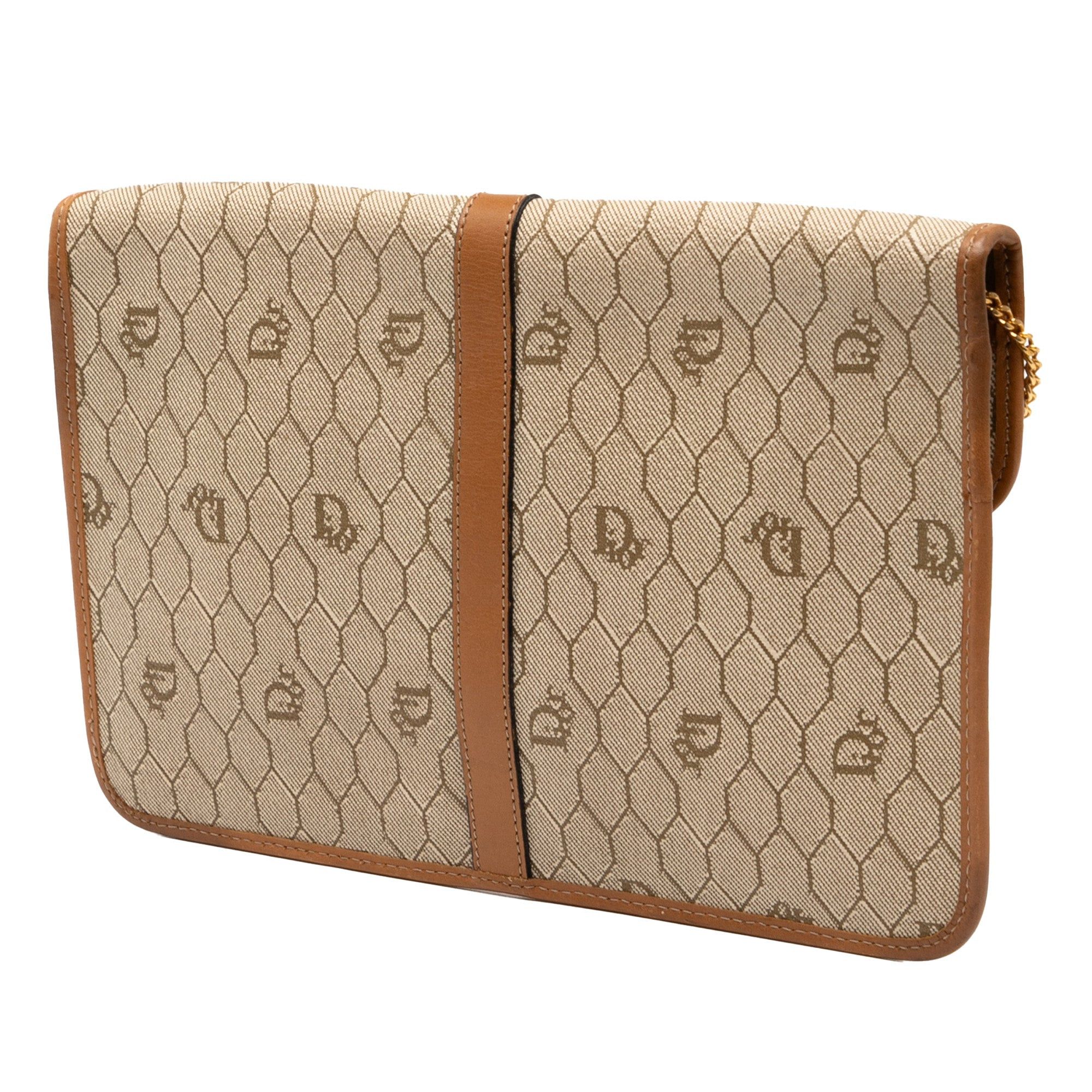 Dior Honeycomb Coated Canvas Chain Crossbody Size ONE SIZE - 2 Thumbnail