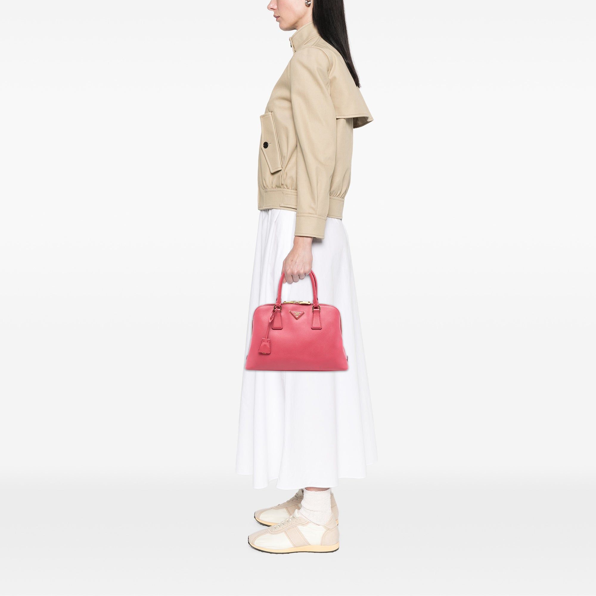 Prada Medium Saffiano Lux Promenade Satchel Size ONE SIZE - 6 Thumbnail