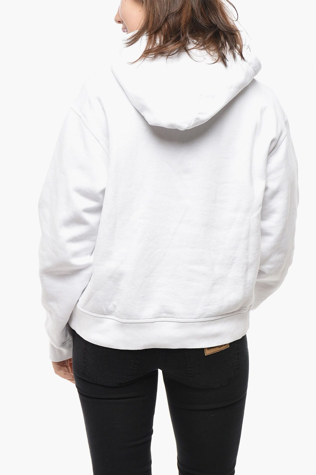 Dsquared2 Garment-Dyed Cotton Hoodie D2 DARLING with Print and Embroidery Size L / US 10 / IT 46 - 2 Thumbnail