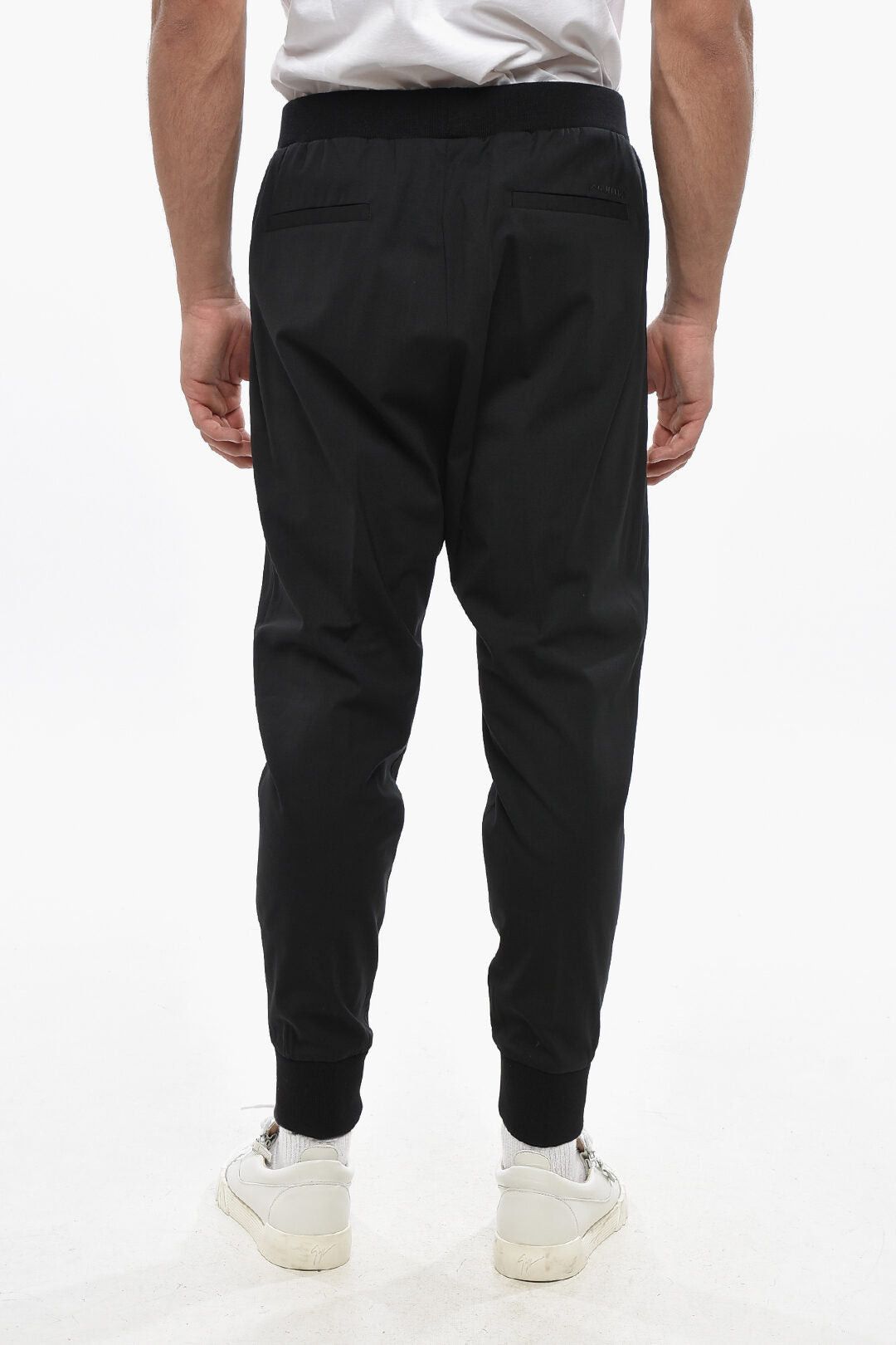 Dsquared2 Virgin Wool Trousers with Elastic Waist Size US 32 / EU 48 - 2 Thumbnail