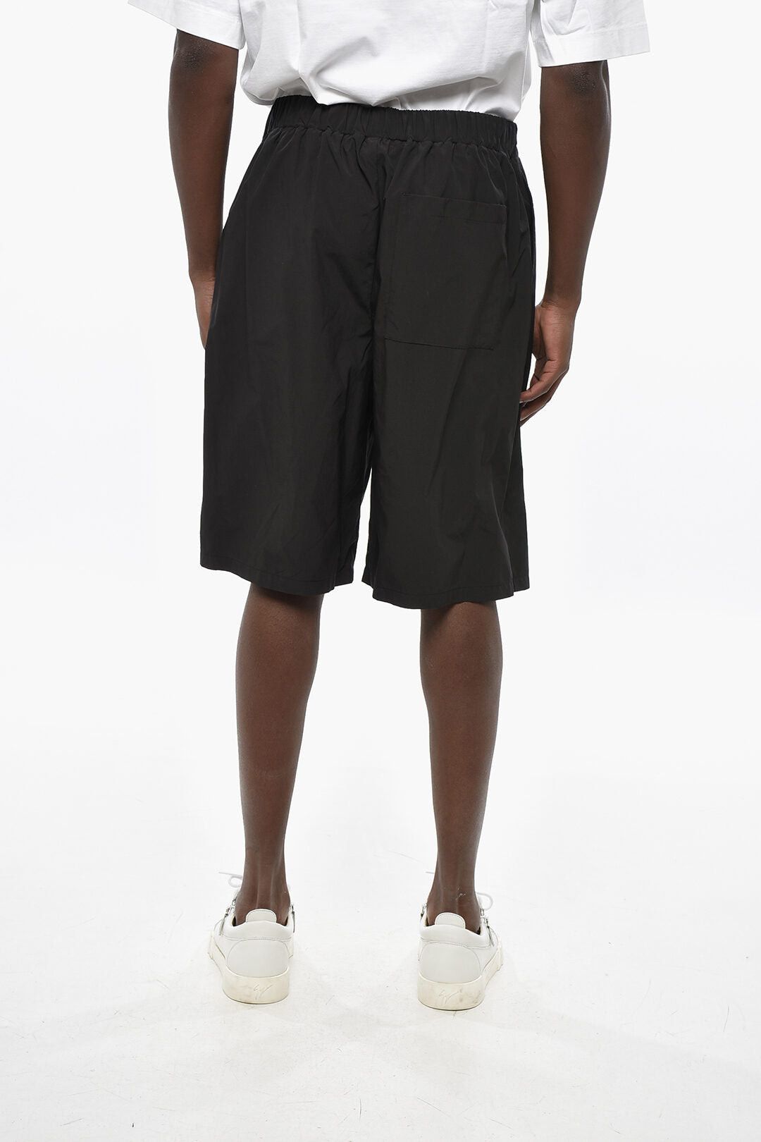 Off-White Nylon Shorts OFF QUOTE with Elastic Waist Size US 30 / EU 46 - 2 Thumbnail