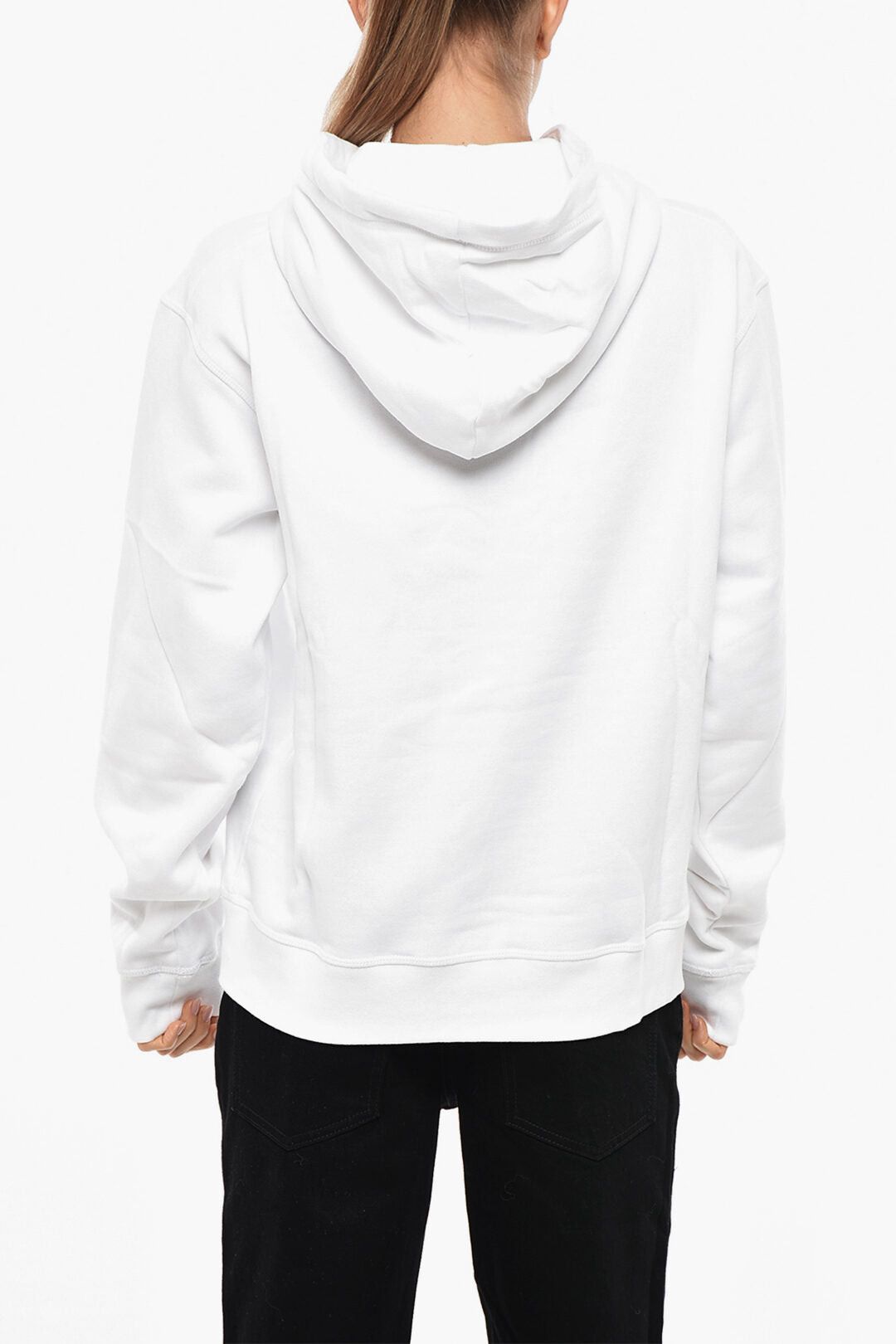 Dsquared2 Brushed Cotton Hoodie MAPLE SYRUP Size S / US 4 / IT 40 - 3 Thumbnail