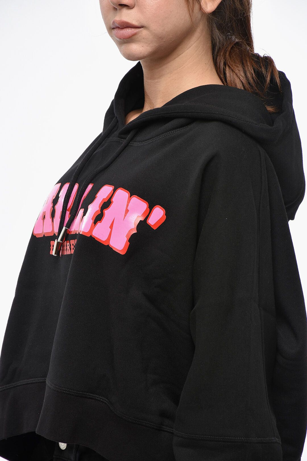 Dsquared2 Solid Hoodie ONION with Contrast Print Size XS / US 0-2 / IT 36-38 - 2 Thumbnail