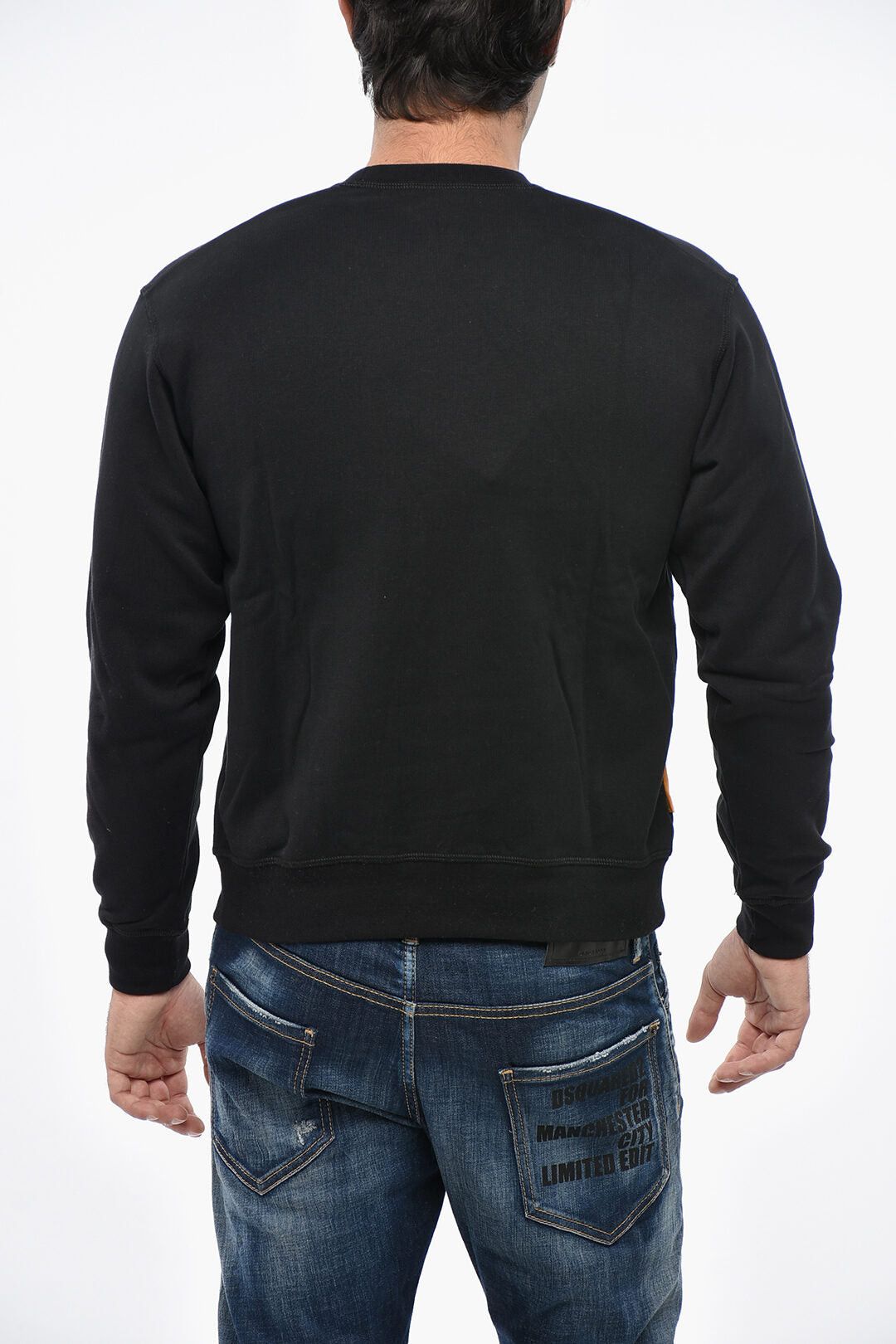 Dsquared2 PAC-MAN Cotton Fleece Crewneck Sweatshirt Size US XXL / EU 58 / 5 - 2 Thumbnail