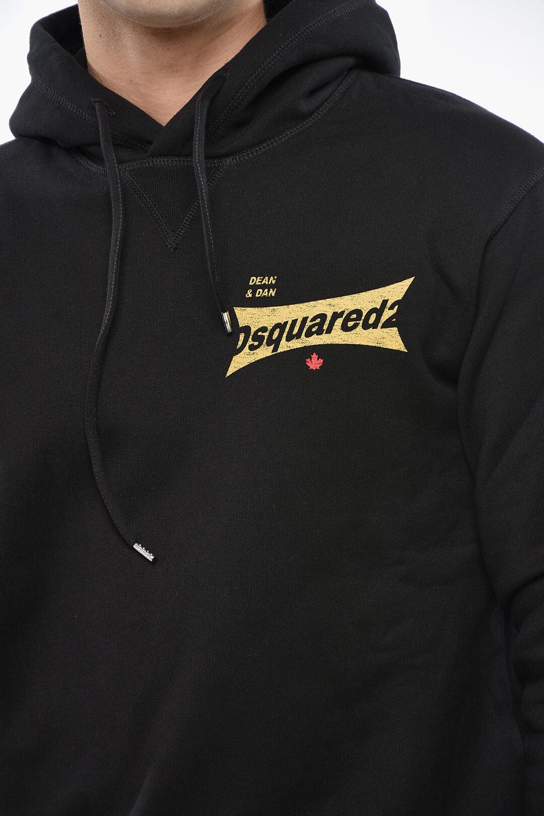 Dsquared2 Cotton Fleece Hoodie with Side Logo Size US XXL / EU 58 / 5 - 3 Thumbnail