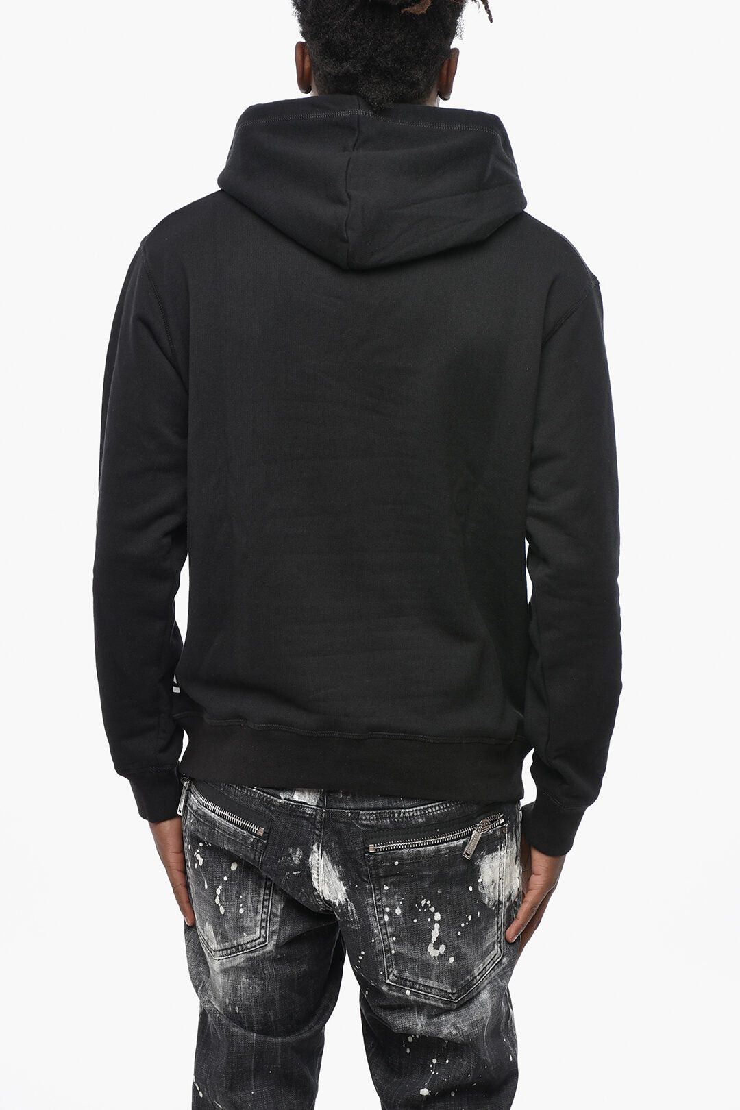 Dsquared2 Cotton Fleece Hoodie COOL FIT with Contrasting Logo Size US XL / EU 56 / 4 - 2 Thumbnail