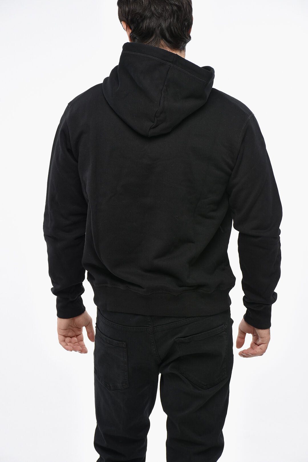 Dsquared2 Cotton Fleece Hoodie With Large Front Print Size US S / EU 44-46 / 1 - 2 Thumbnail