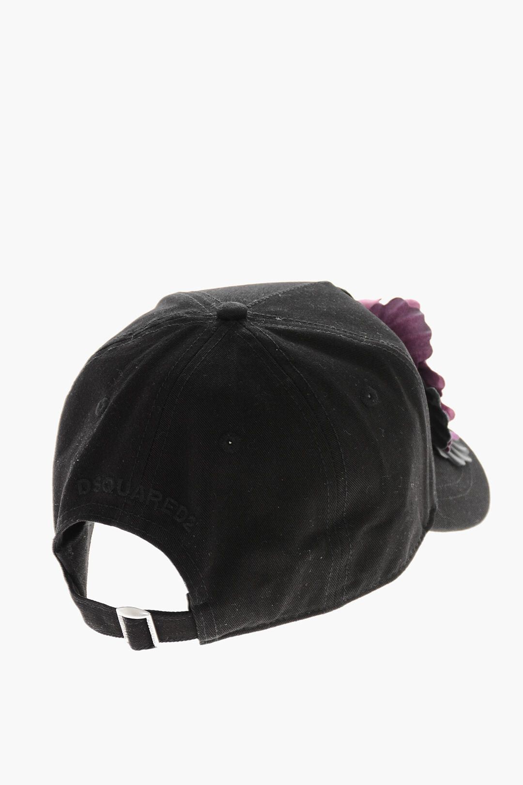 Dsquared2 Solid-Color Baseball Cap with Floral Appliqué Size ONE SIZE - 2 Thumbnail