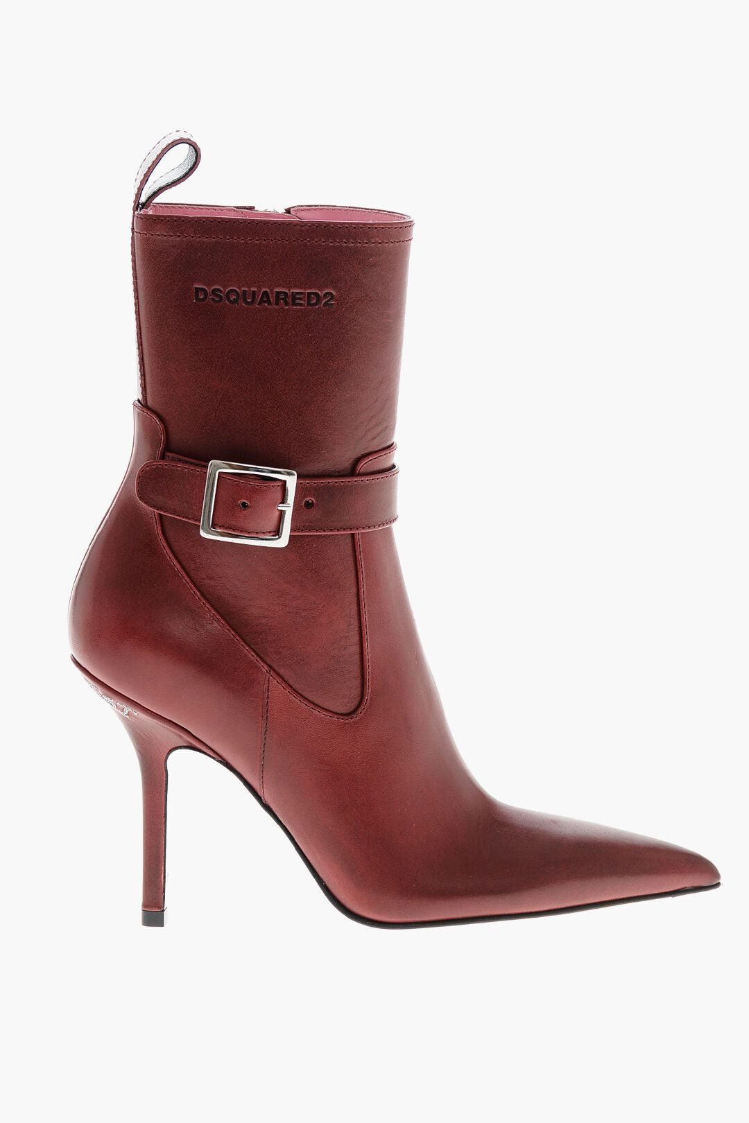 Dsquared2 Leather Ankle Boots MY DUST With 10 cm Stiletto Heel Size US 5 / IT 35 - 3 Thumbnail