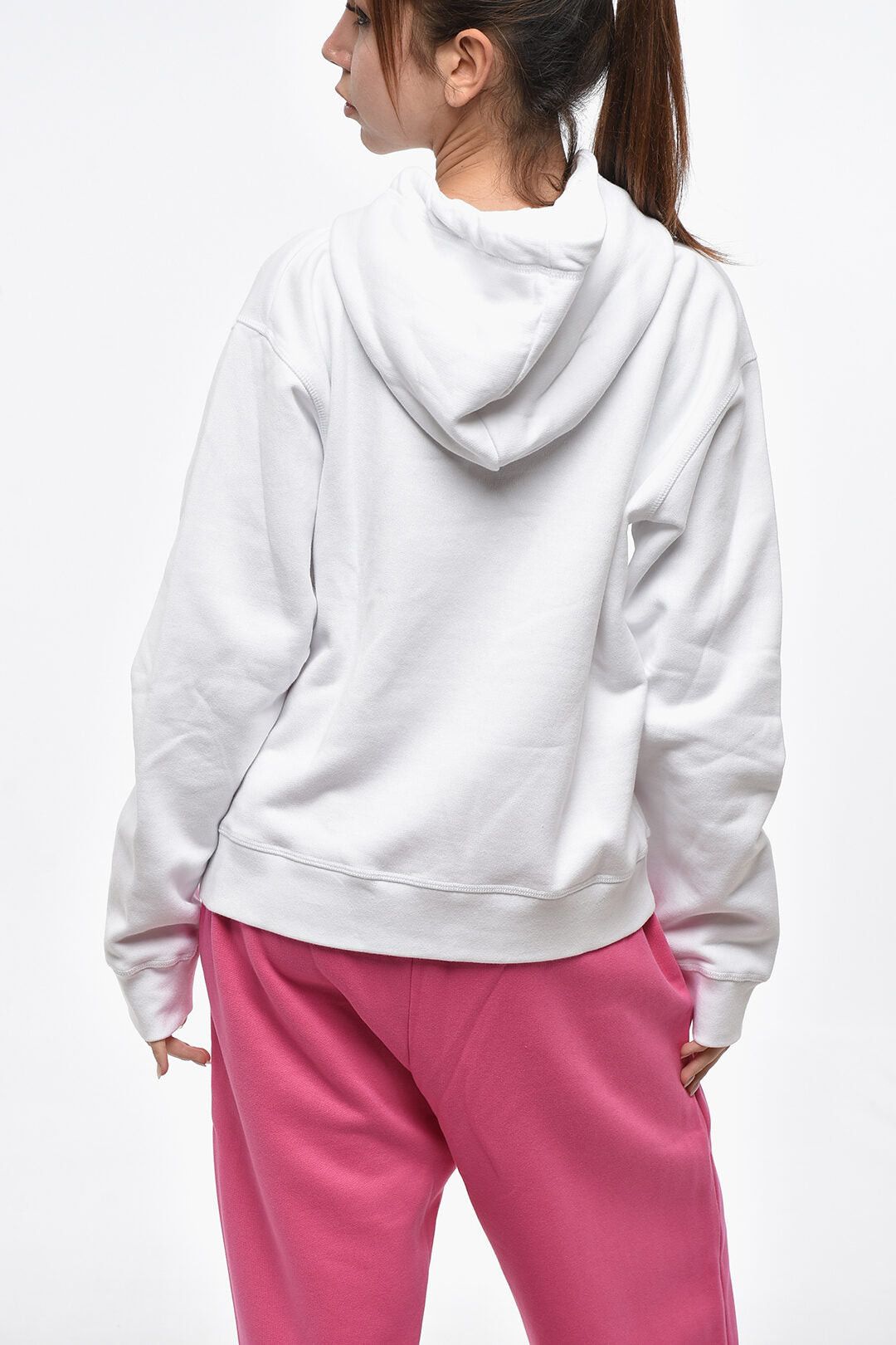 Dsquared2 ICON Cotton-Fleece Hoodie COOL FIT with Print Size XS / US 0-2 / IT 36-38 - 3 Thumbnail
