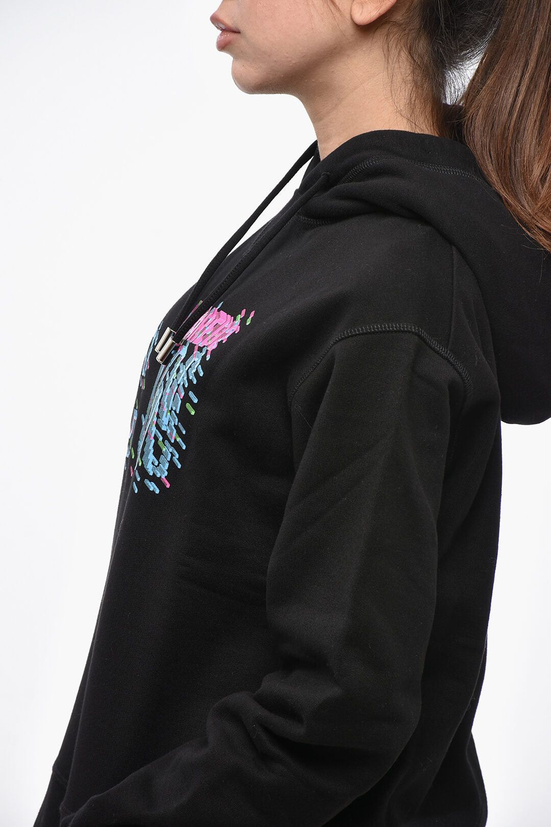 Dsquared2 ICON Cotton-Fleece Hoodie COOL FIT with Print Size S / US 4 / IT 40 - 2 Thumbnail