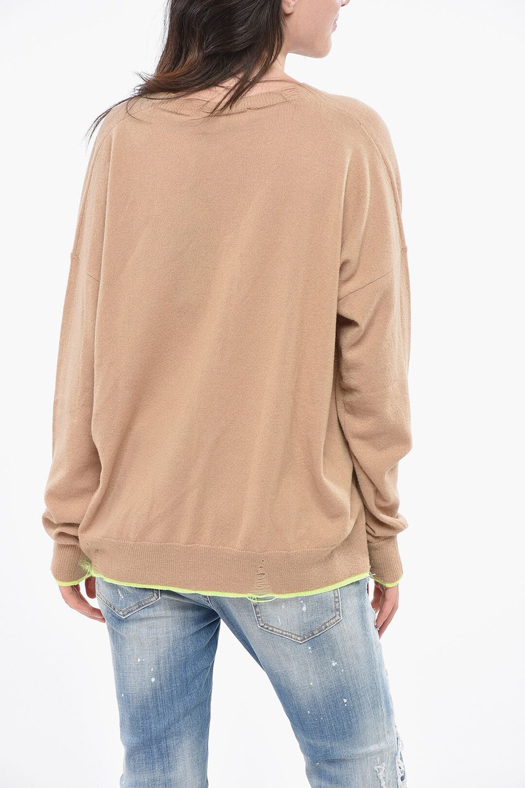Dsquared2 Vintage-Effect V-Neck Cardigan Size S / US 4 / IT 40 - 2 Thumbnail