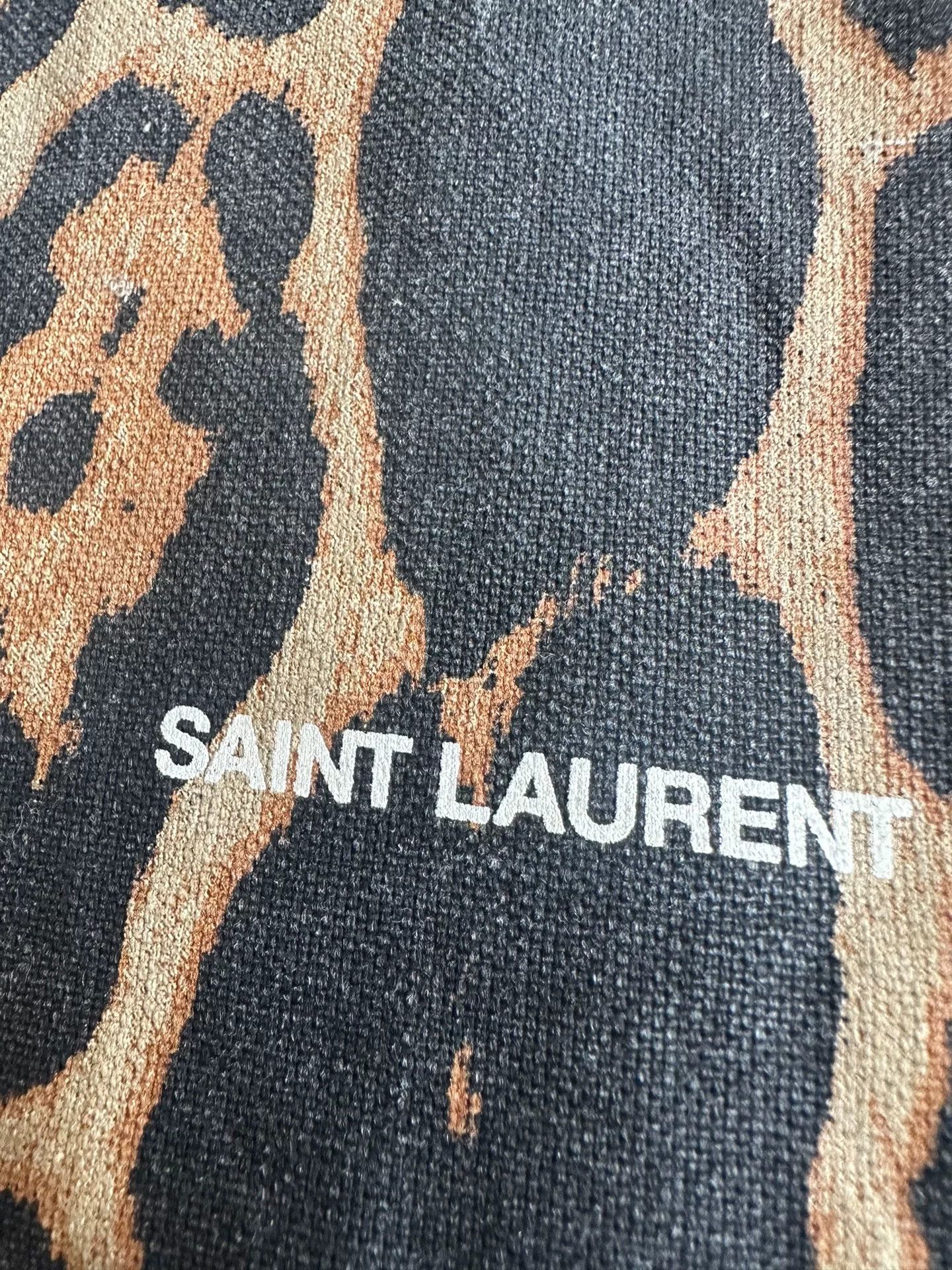 Saint Laurent Paris Saint Laurent Leopard Print Tote Bag Size ONE SIZE - 3 Thumbnail