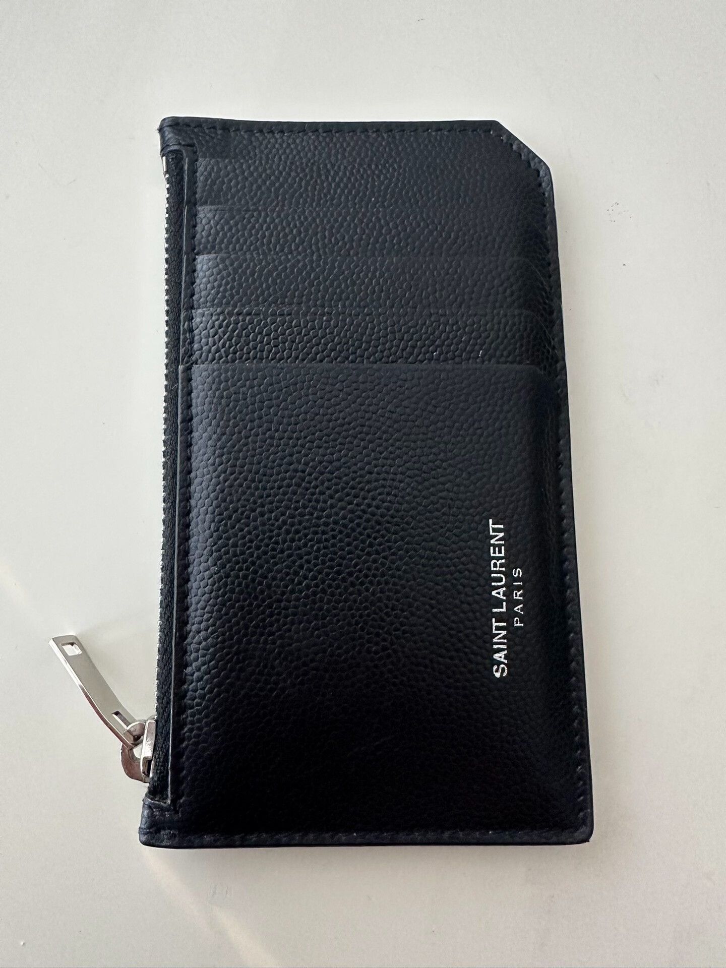 Saint Laurent Paris Saint Laurent Leather Card Holder Wallet Size ONE SIZE - 3 Thumbnail
