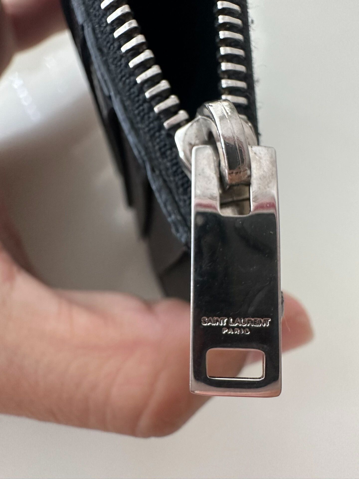 Saint Laurent Paris Saint Laurent Leather Card Holder Wallet Size ONE SIZE - 4 Thumbnail