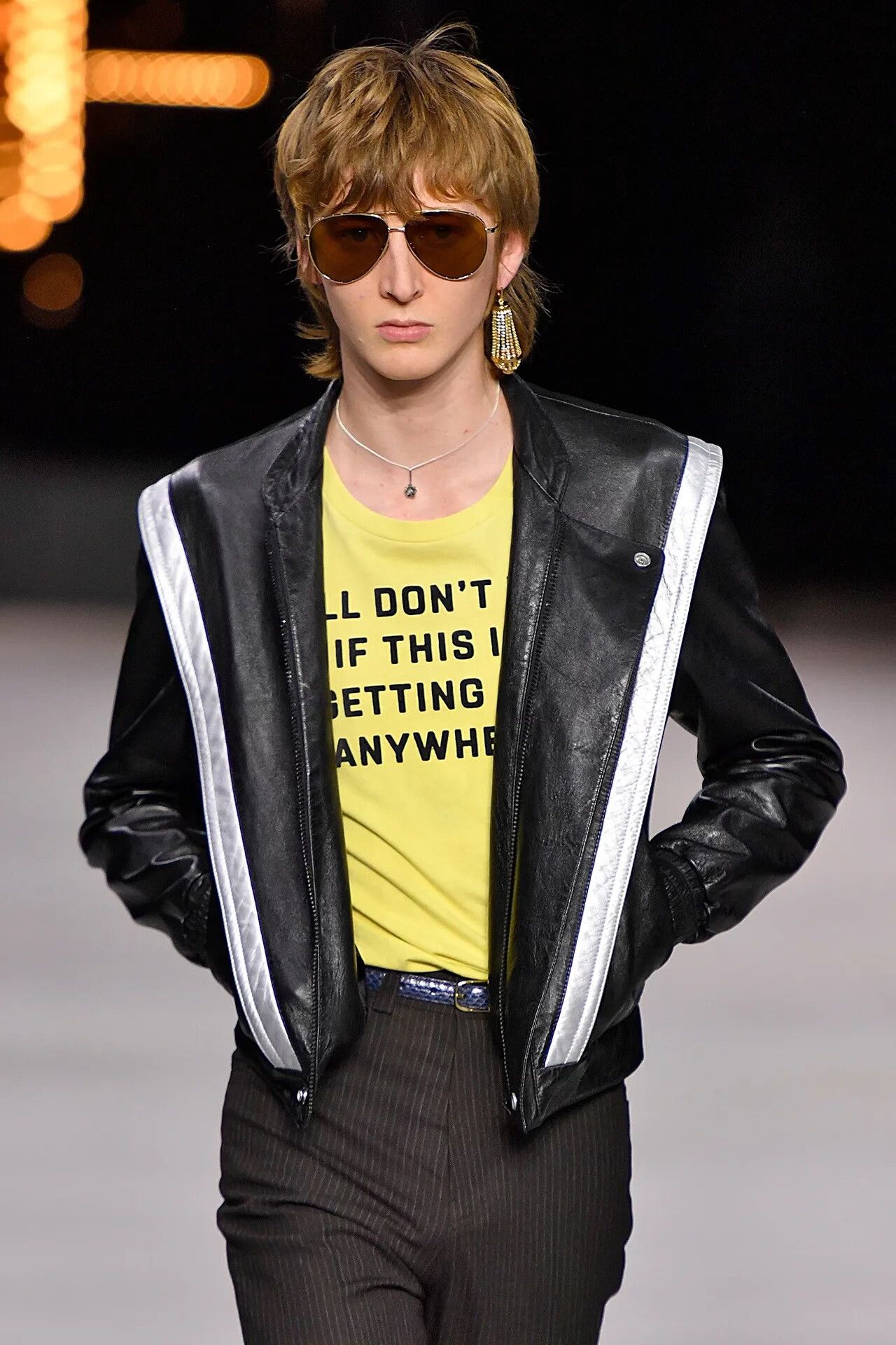 Saint Laurent Paris Saint Laurent SLP Classic11 Aviator Sunglasses Size ONE SIZE - 6 Thumbnail