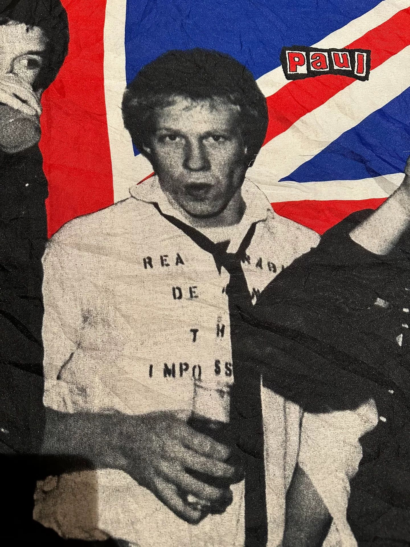 Malcolm McLaren Vintage Sex Pistols Punk Scarf Size ONE SIZE - 4 Thumbnail
