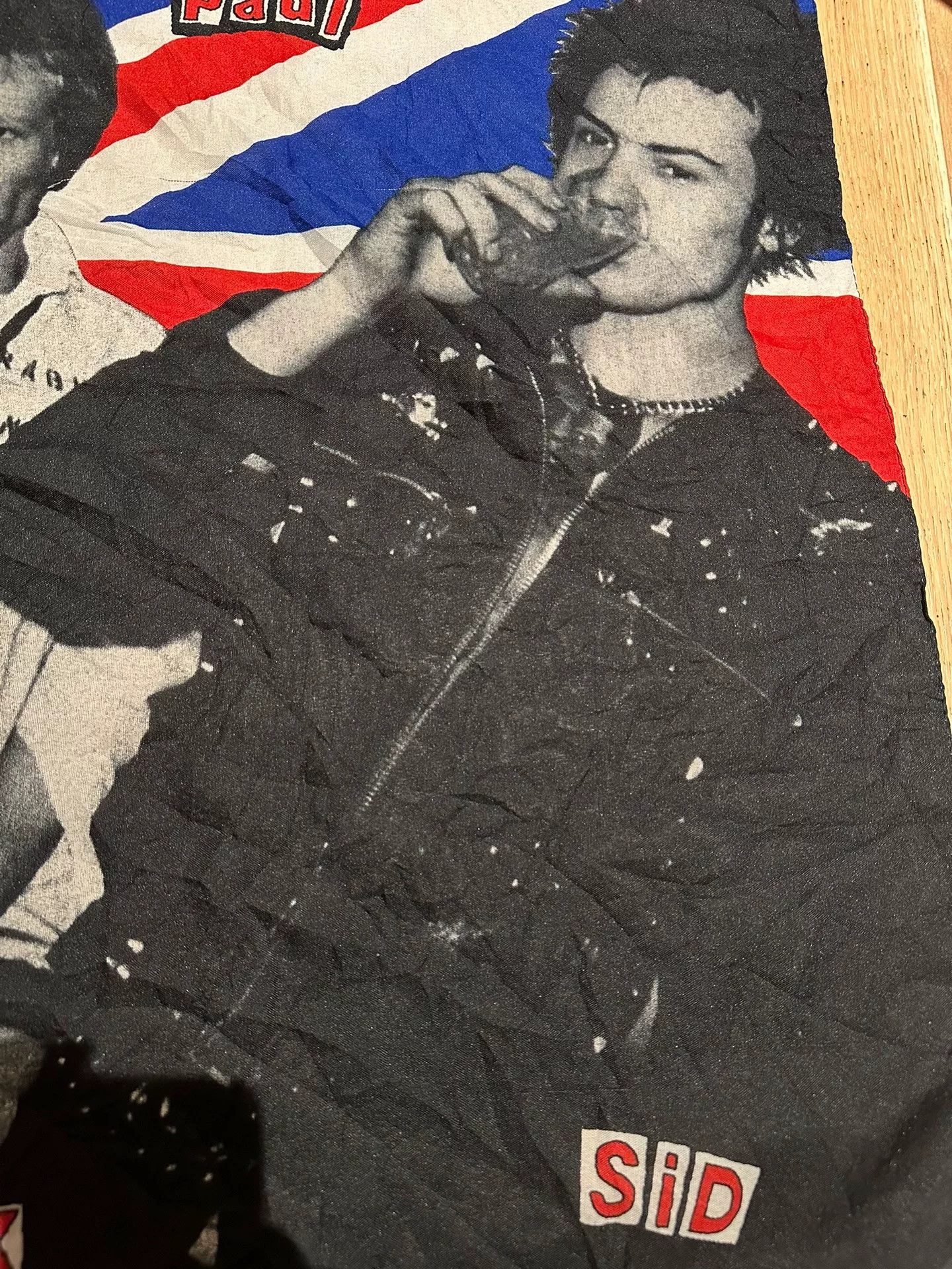 Malcolm McLaren Vintage Sex Pistols Punk Scarf Size ONE SIZE - 5 Thumbnail
