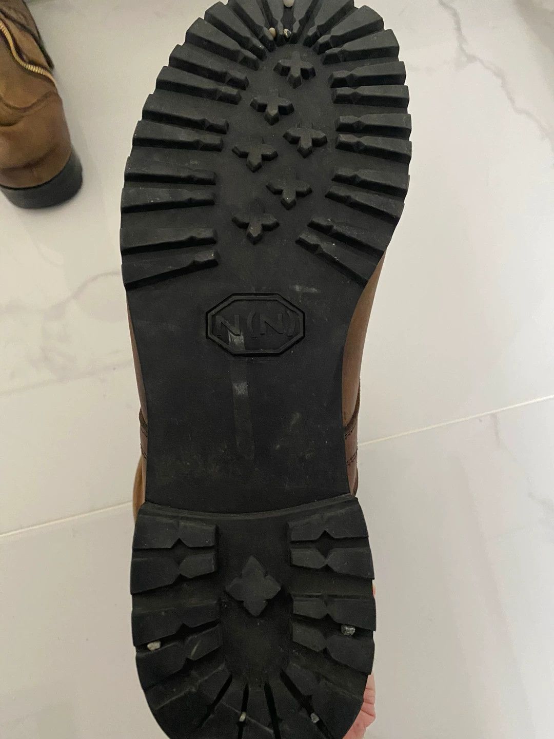 Number (N)ine Number (N)ine AW08 Leather Military Boots Size US 9 / EU 42 - 5 Thumbnail