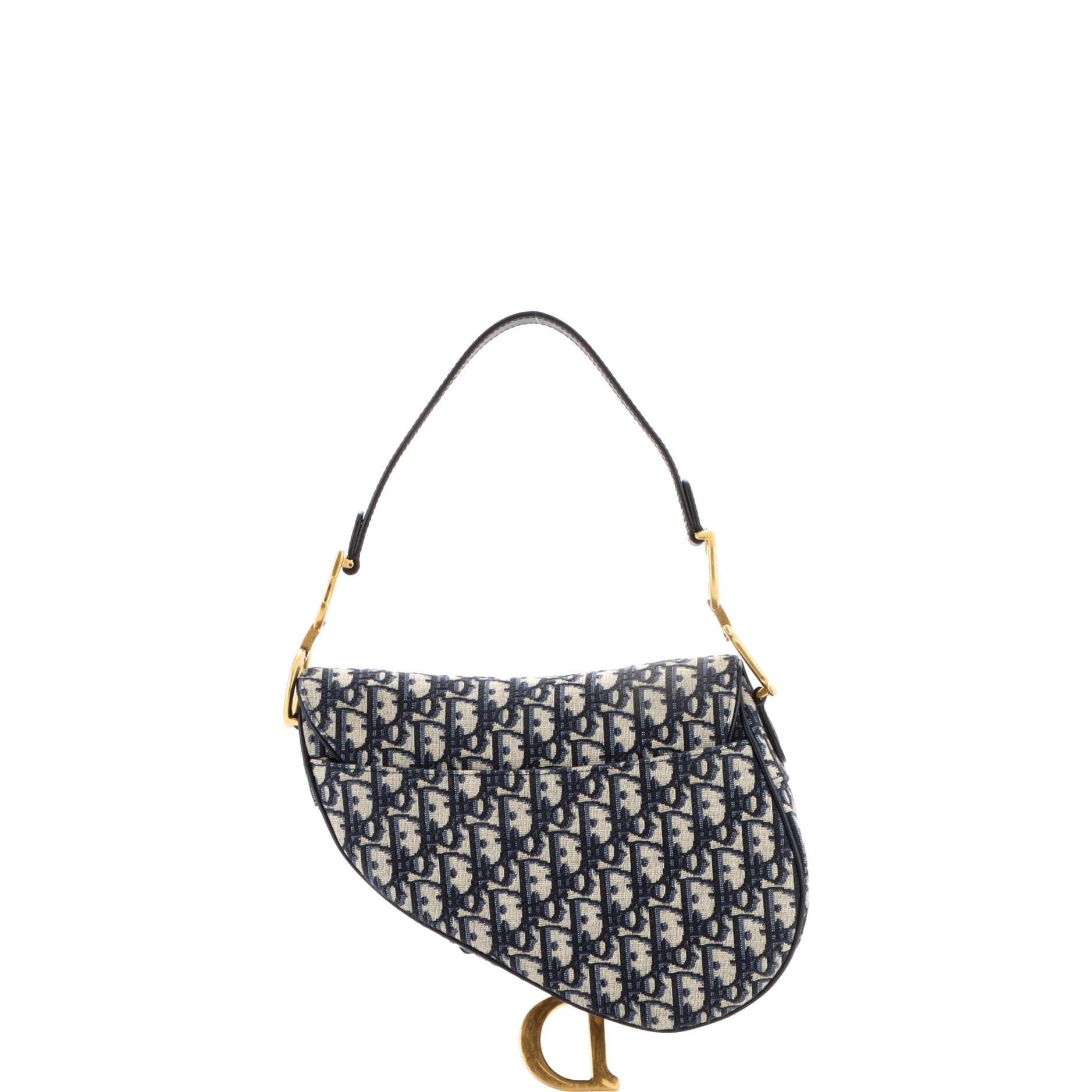 Dior Saddle Handbag Oblique Canvas Medium Size ONE SIZE - 2 Thumbnail