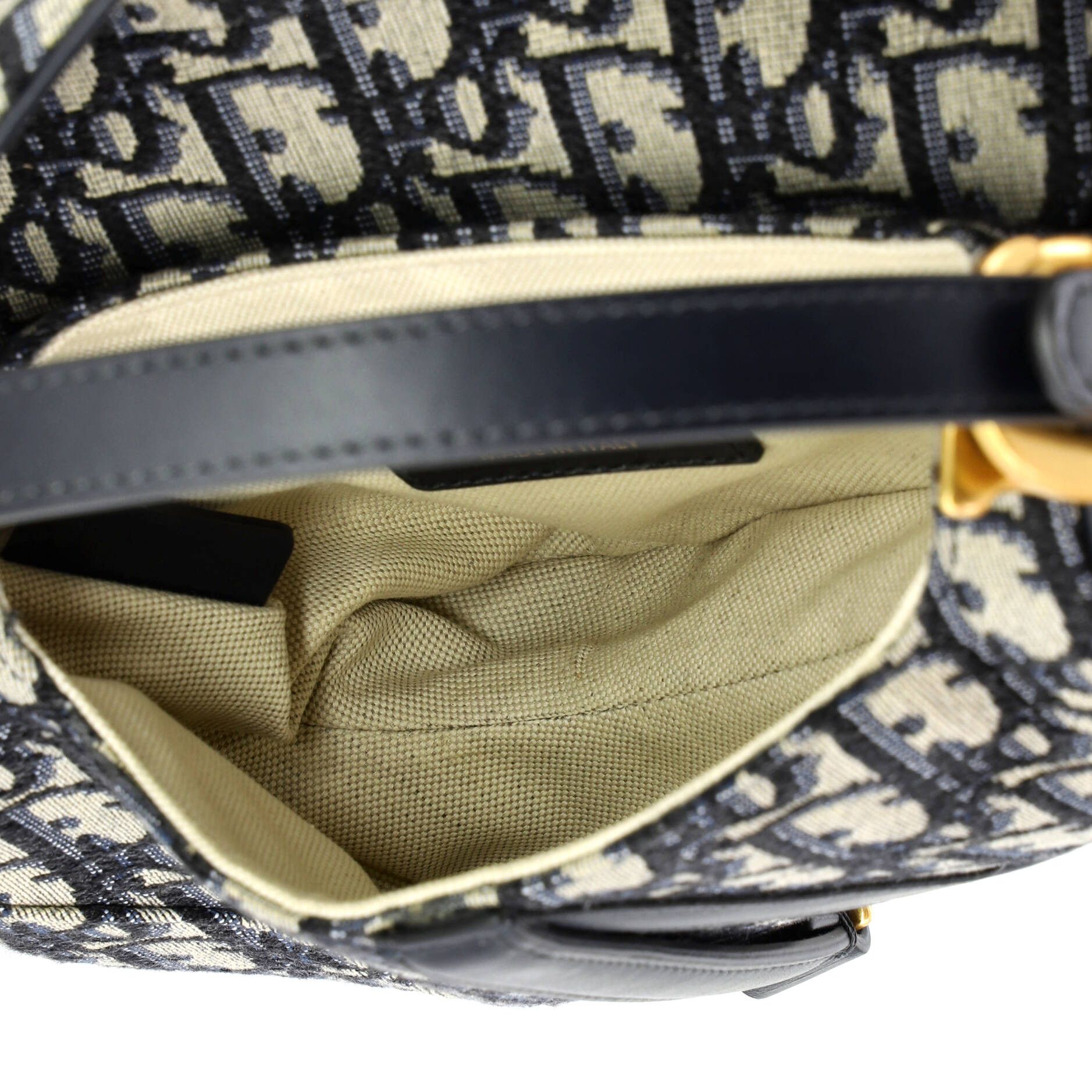 Dior Saddle Handbag Oblique Canvas Mini Size ONE SIZE - 4 Thumbnail