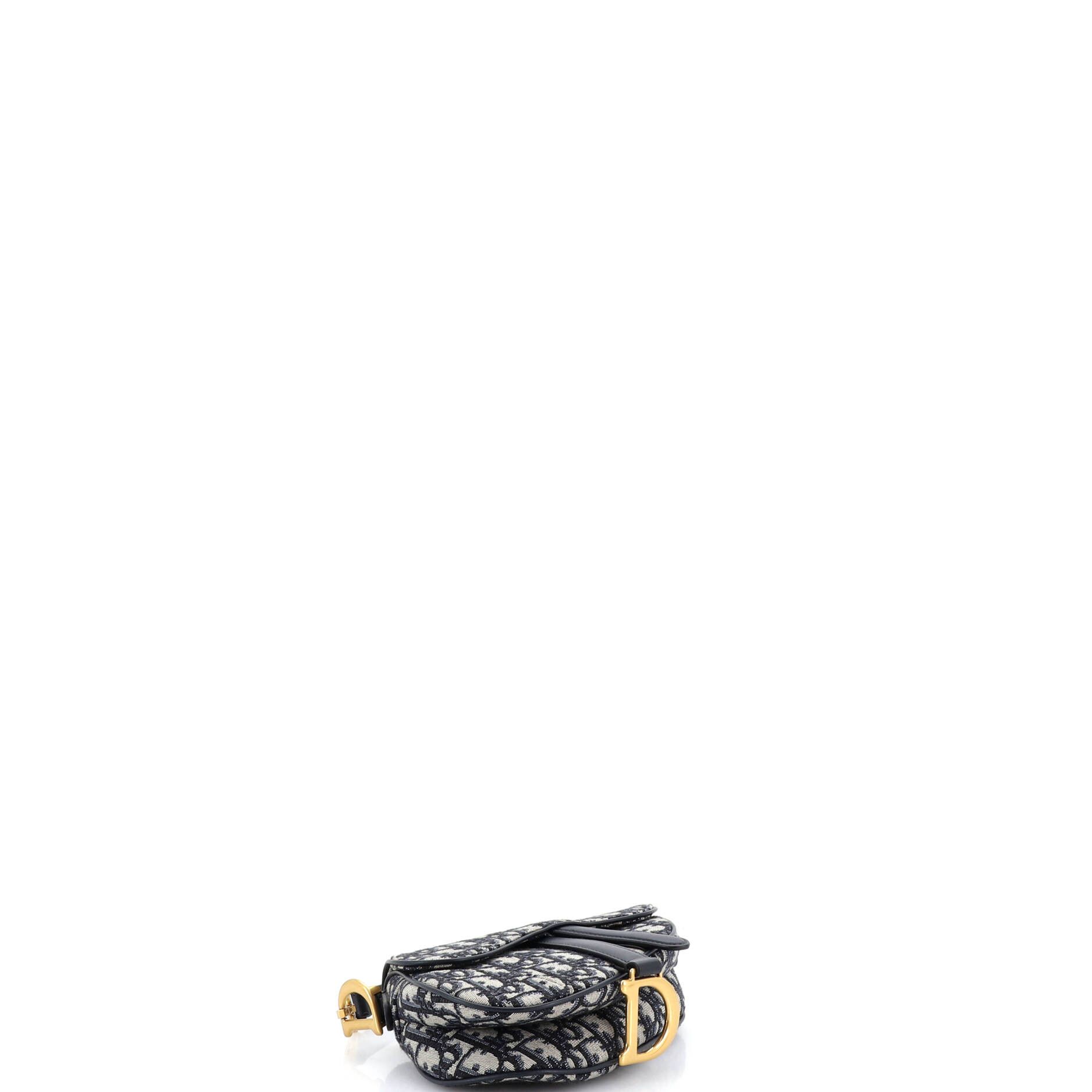 Dior Saddle Handbag Oblique Canvas Mini Size ONE SIZE - 3 Thumbnail