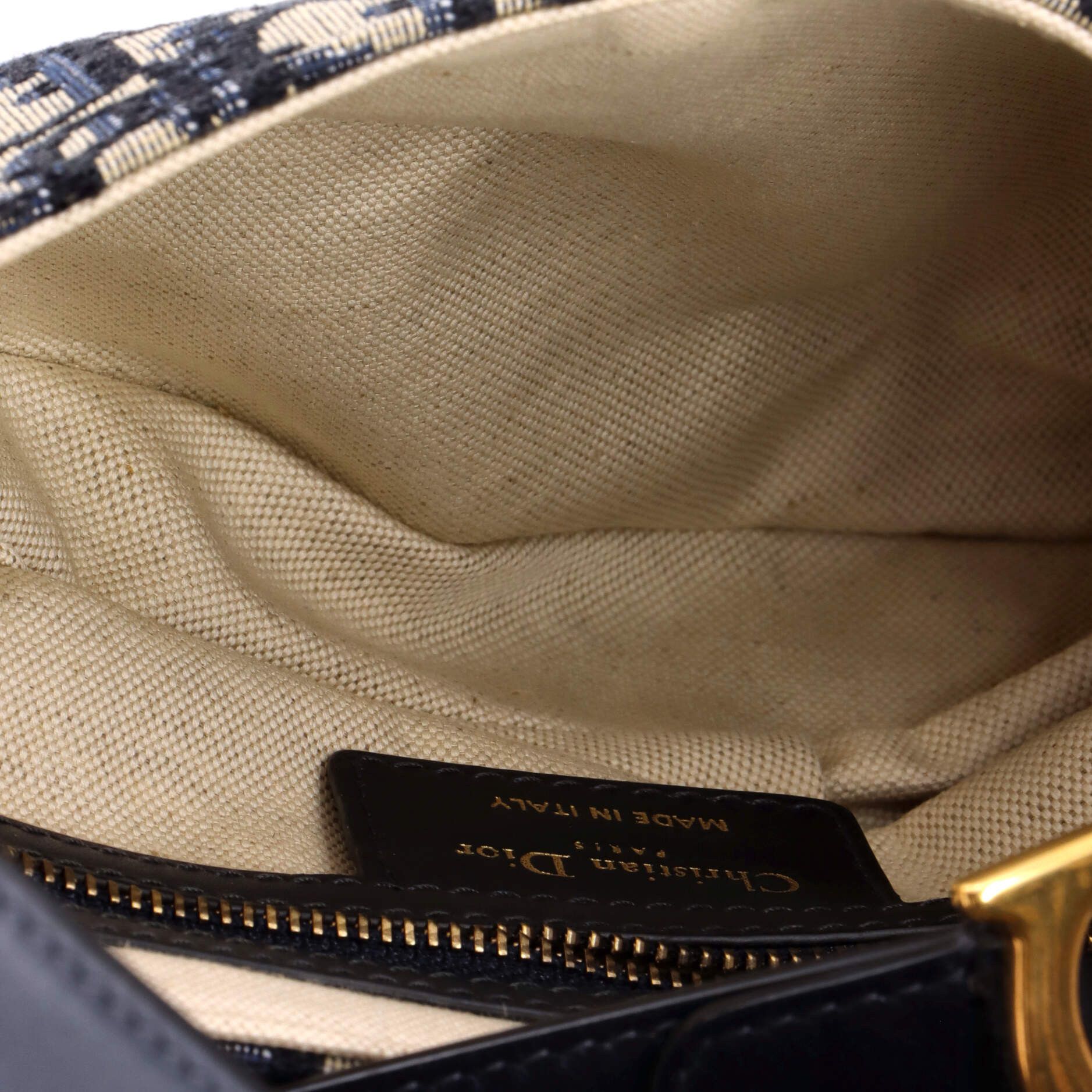 Dior Saddle Handbag Oblique Canvas Medium Size ONE SIZE - 4 Thumbnail