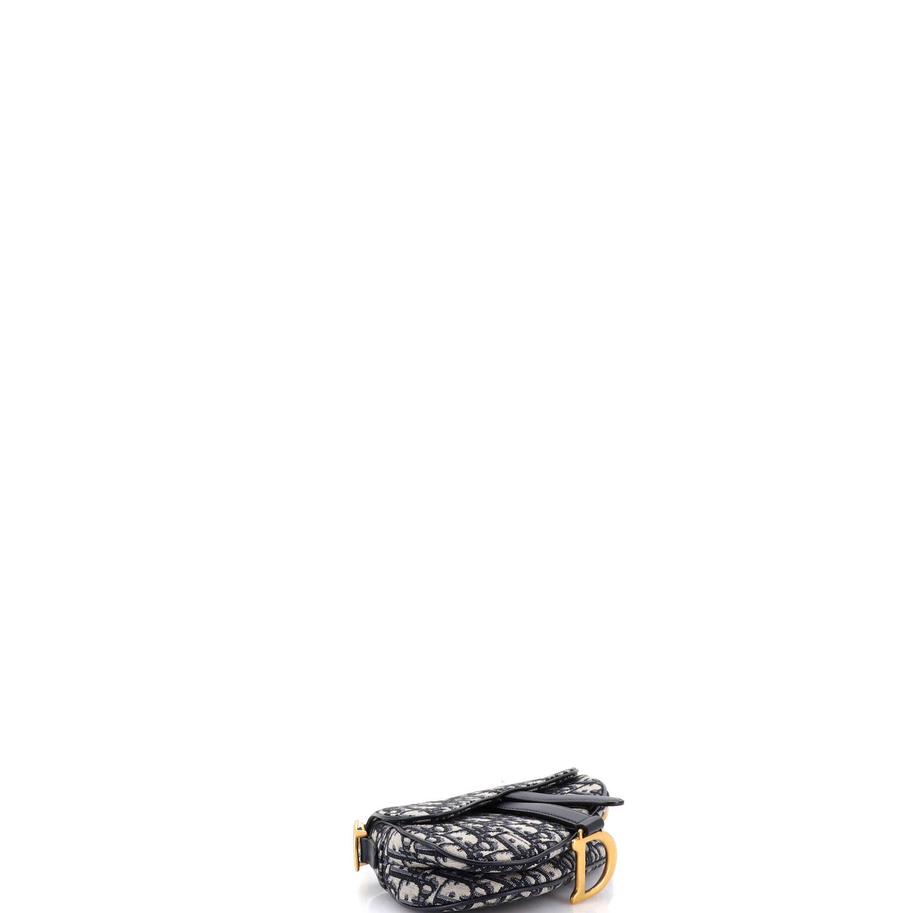 Dior Saddle Handbag Oblique Canvas Mini Size ONE SIZE - 3 Thumbnail