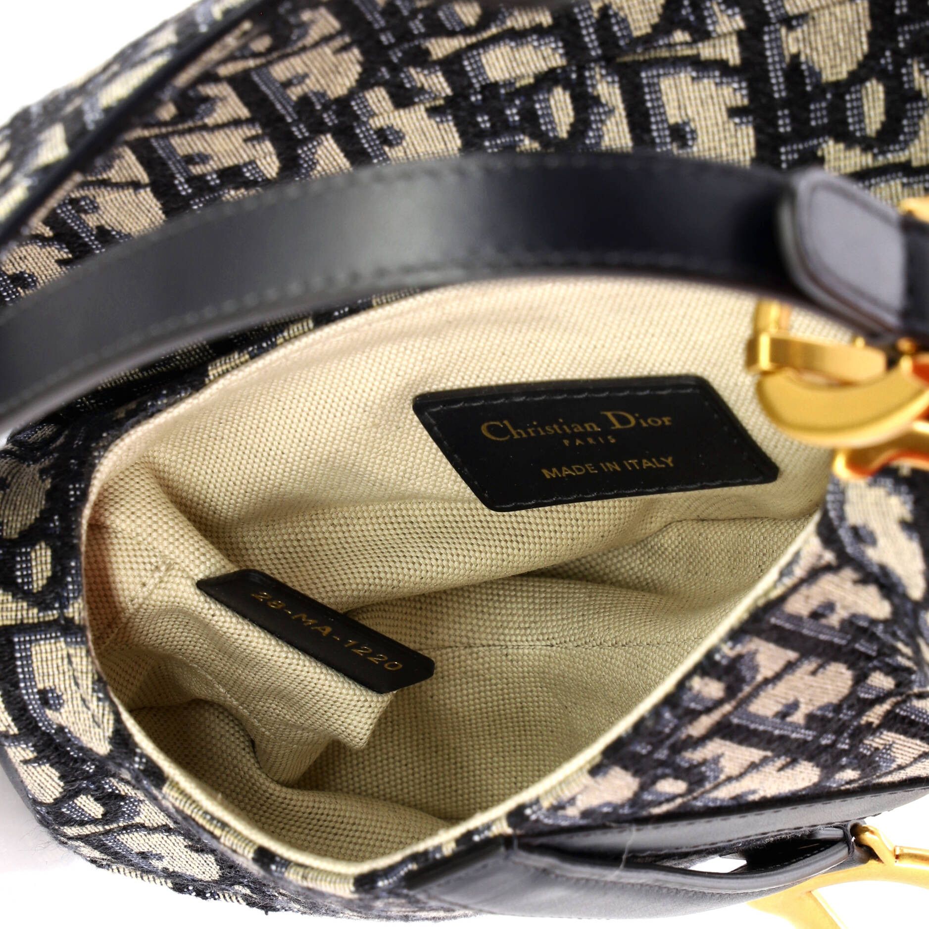 Dior Saddle Handbag Oblique Canvas Mini Size ONE SIZE - 4 Thumbnail