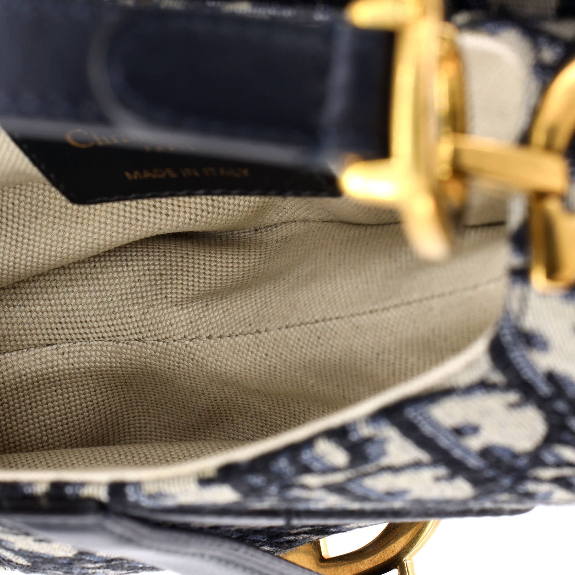 Dior Saddle Handbag Oblique Canvas Mini Size ONE SIZE - 4 Thumbnail