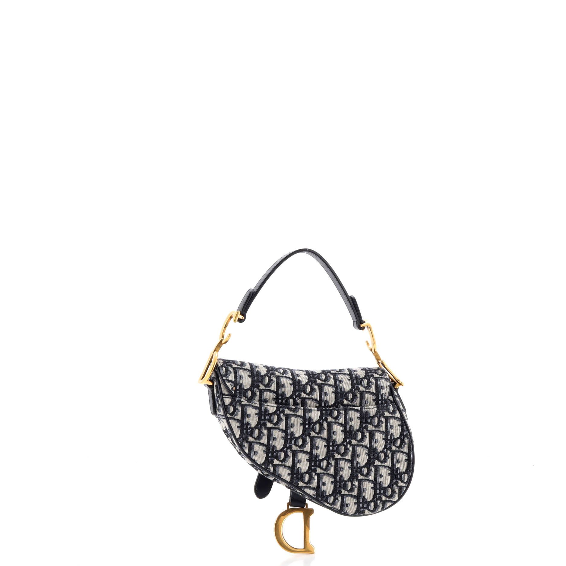 Dior Saddle Handbag Oblique Canvas Mini Size ONE SIZE - 2 Thumbnail