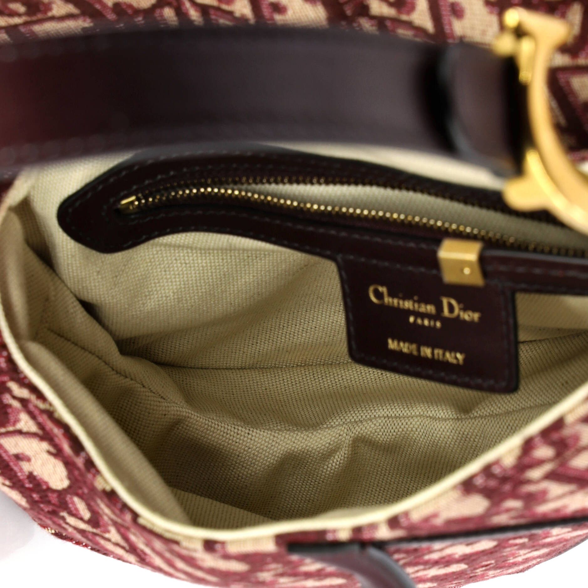 Dior Saddle Handbag Oblique Canvas Medium Size ONE SIZE - 4 Thumbnail