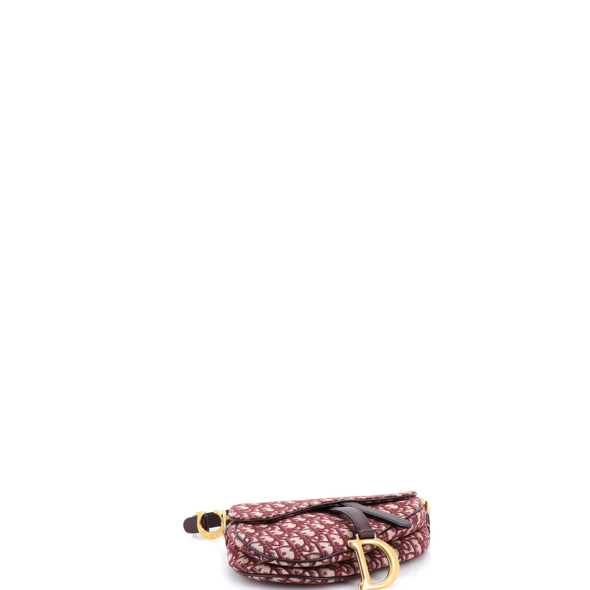 Dior Saddle Handbag Oblique Canvas Medium Size ONE SIZE - 3 Thumbnail
