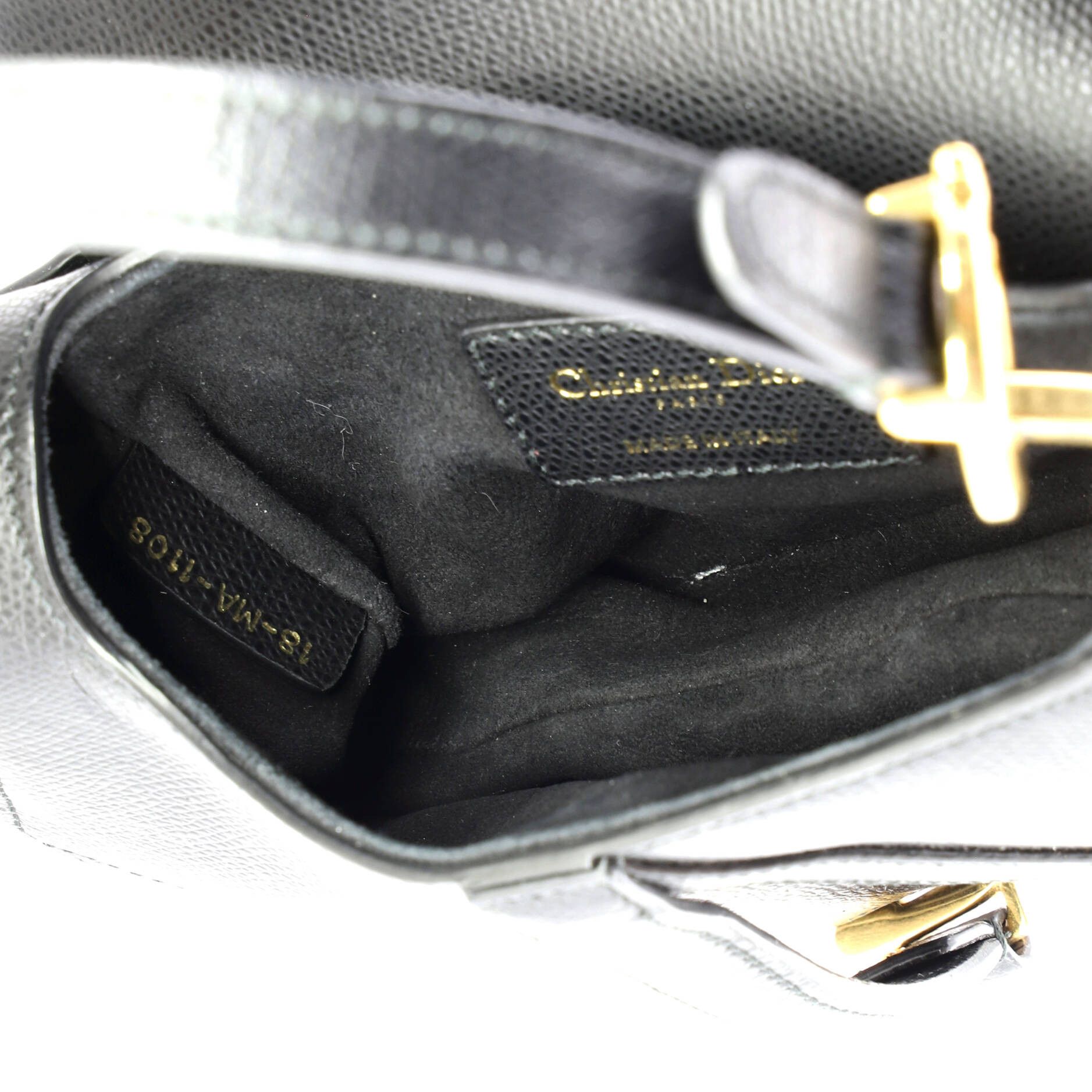 Dior Saddle Handbag Leather Mini Size ONE SIZE - 4 Thumbnail