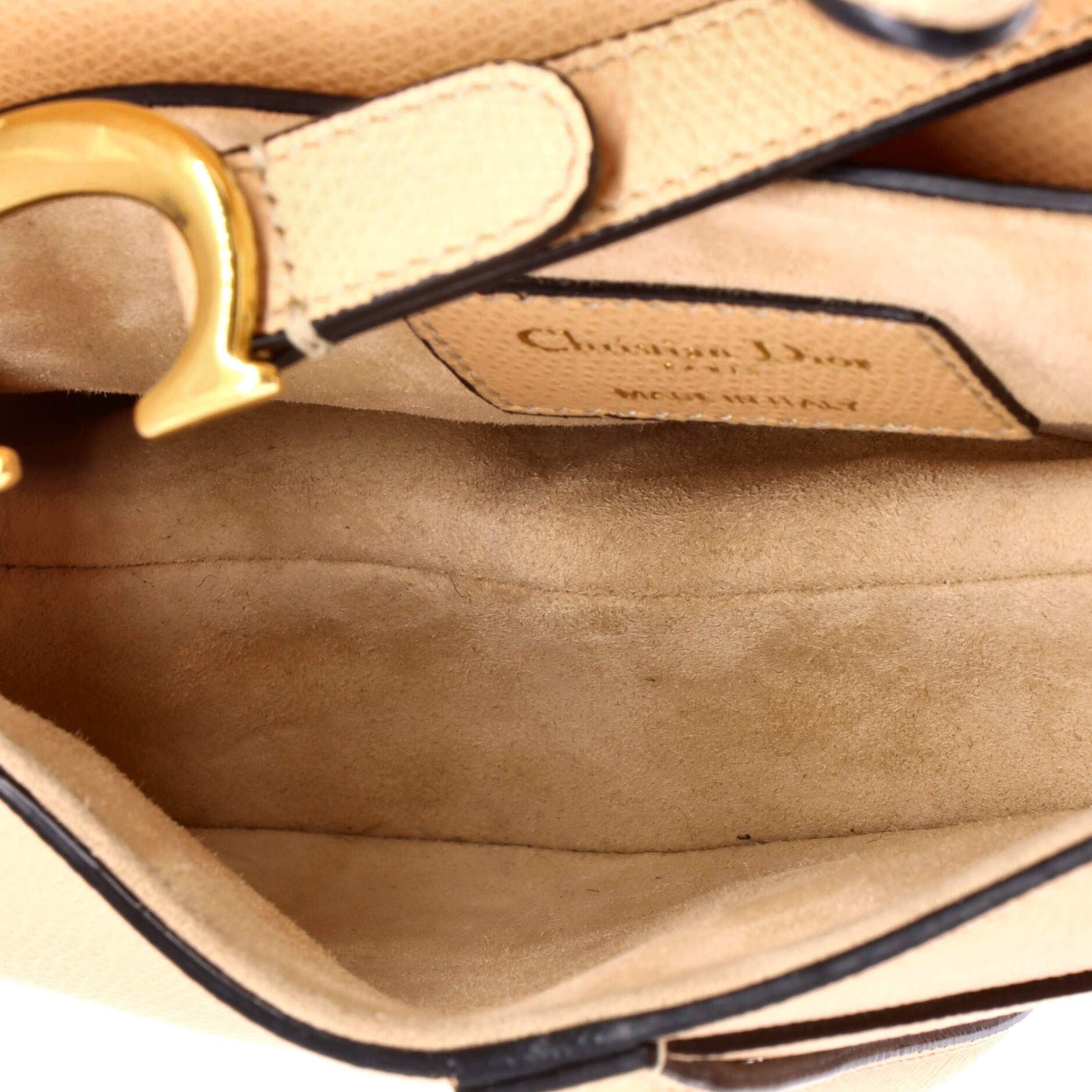 Dior Saddle Handbag Leather Mini Size ONE SIZE - 4 Thumbnail