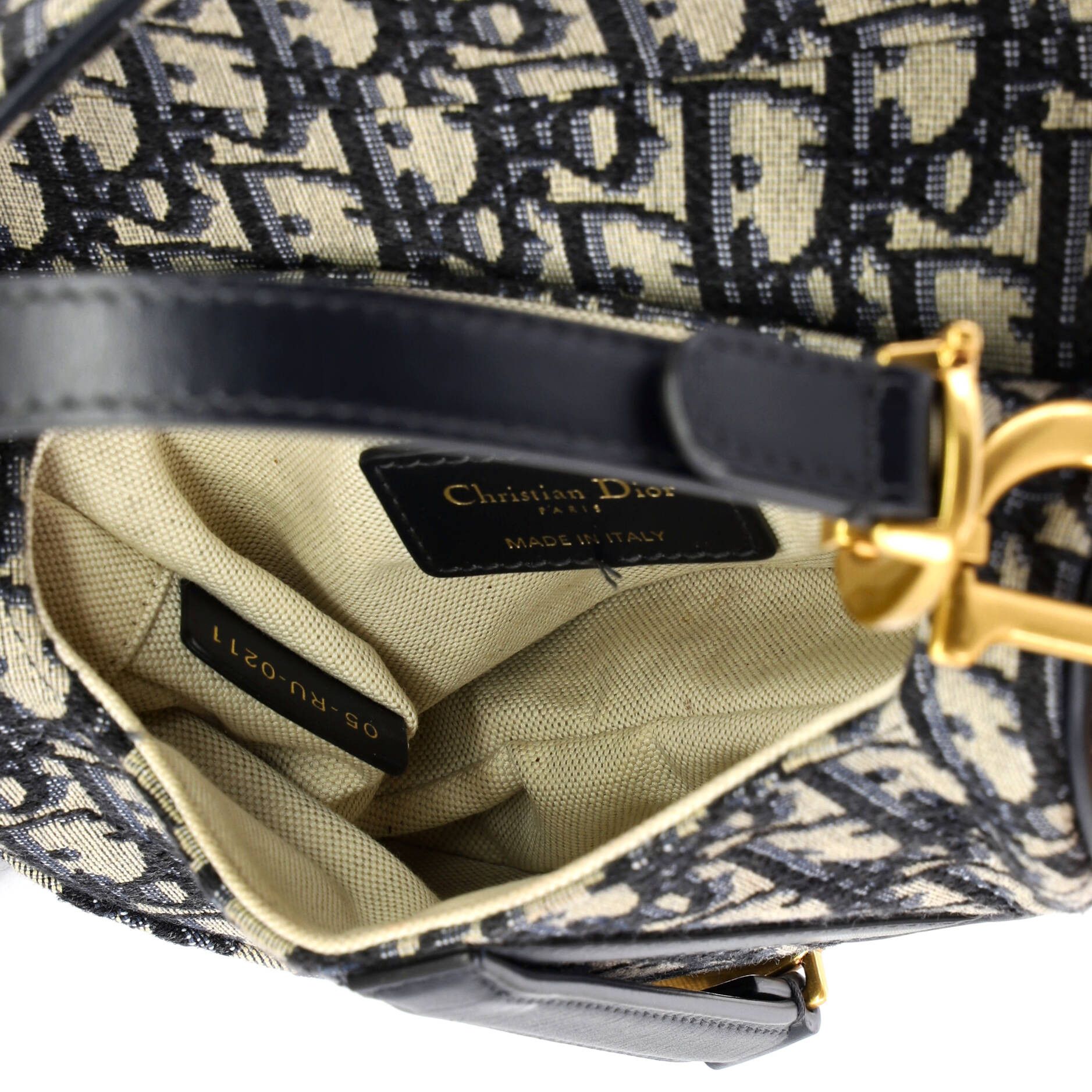 Dior Saddle Handbag Oblique Canvas Mini Size ONE SIZE - 4 Thumbnail