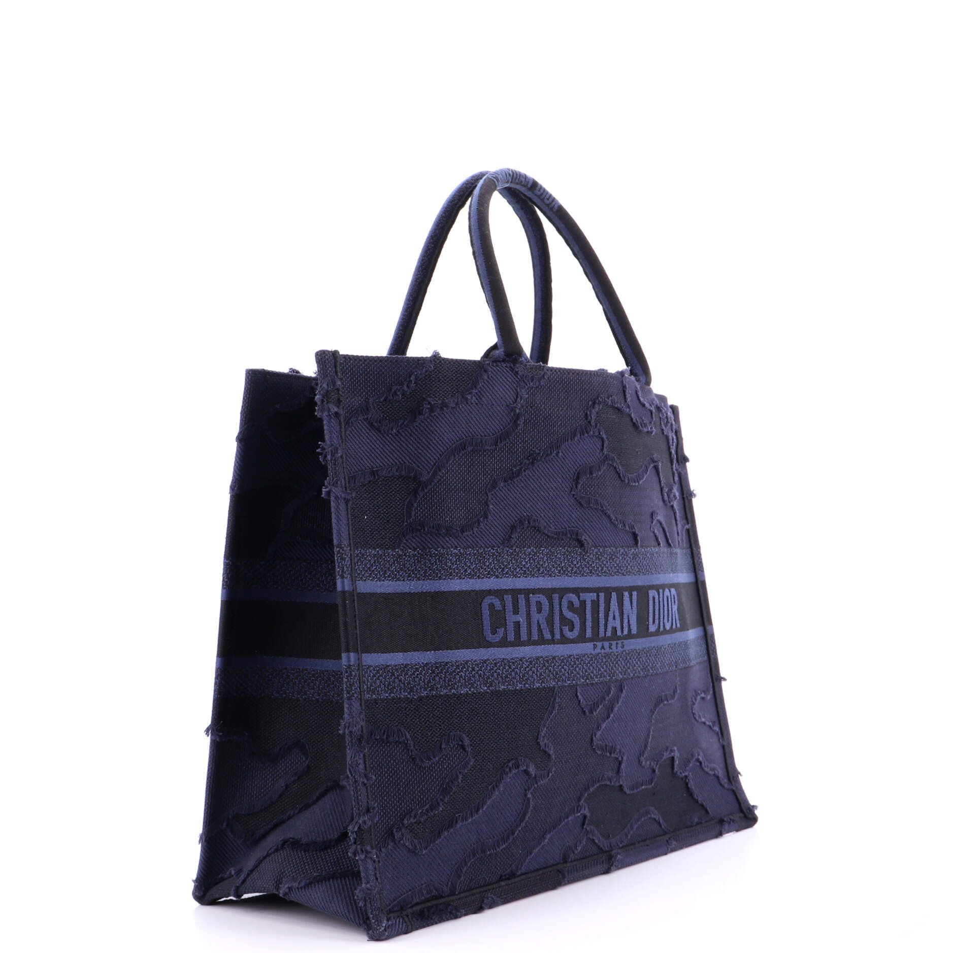 Dior Book Tote Camouflage Embroidered Canvas Large Size ONE SIZE - 2 Thumbnail