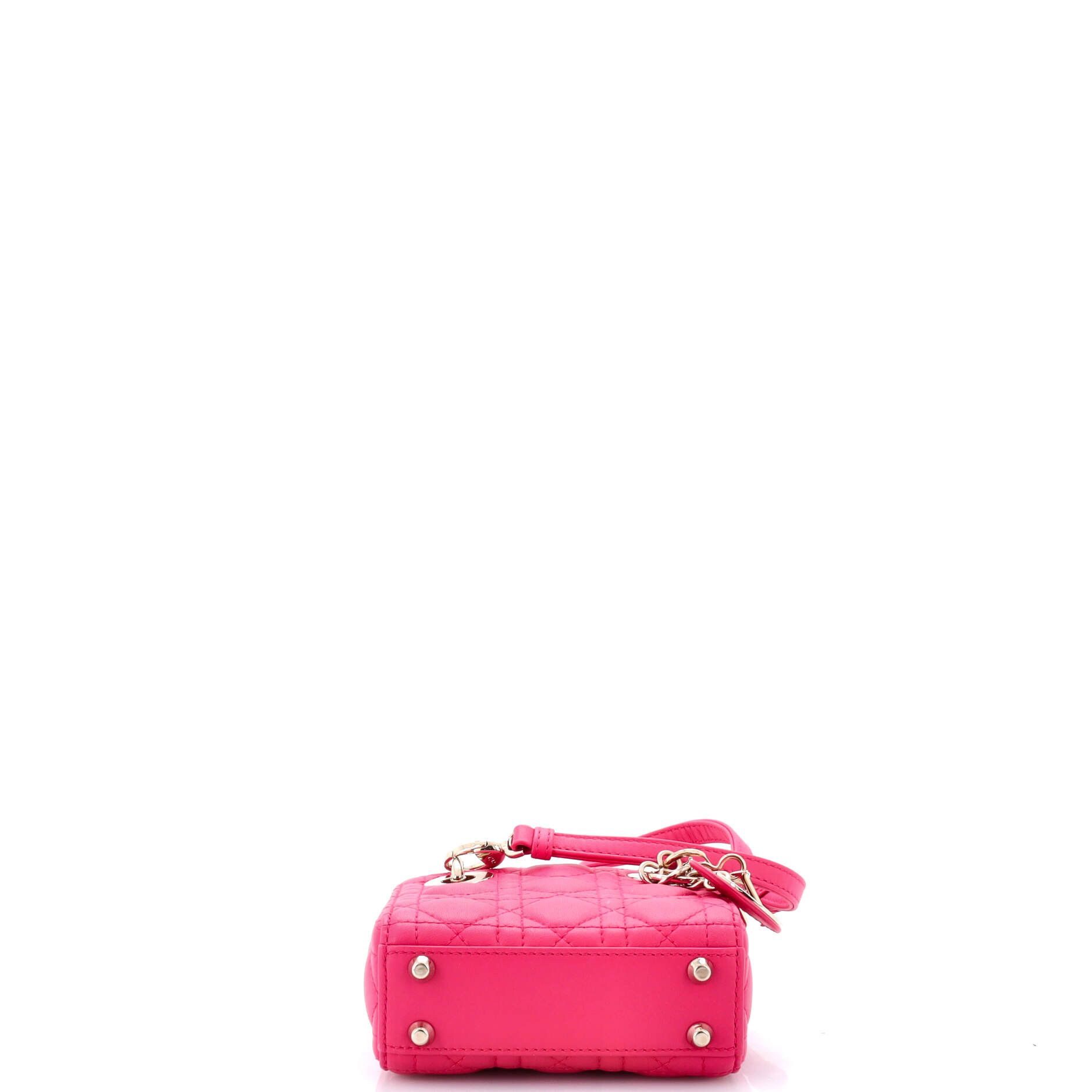 Dior Lady Dior Bag Cannage Quilt Lambskin Micro Size ONE SIZE - 3 Thumbnail